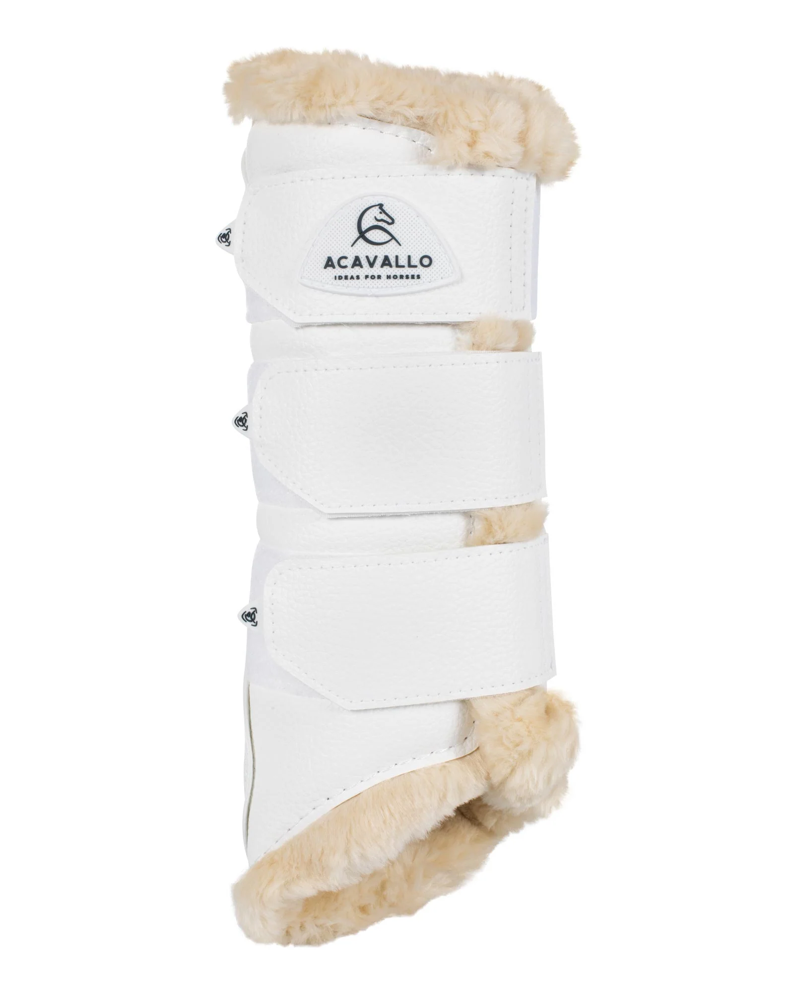 Acavallo Hind Brushing Boots Faux Leather & Faux Sheepskin - Image 9