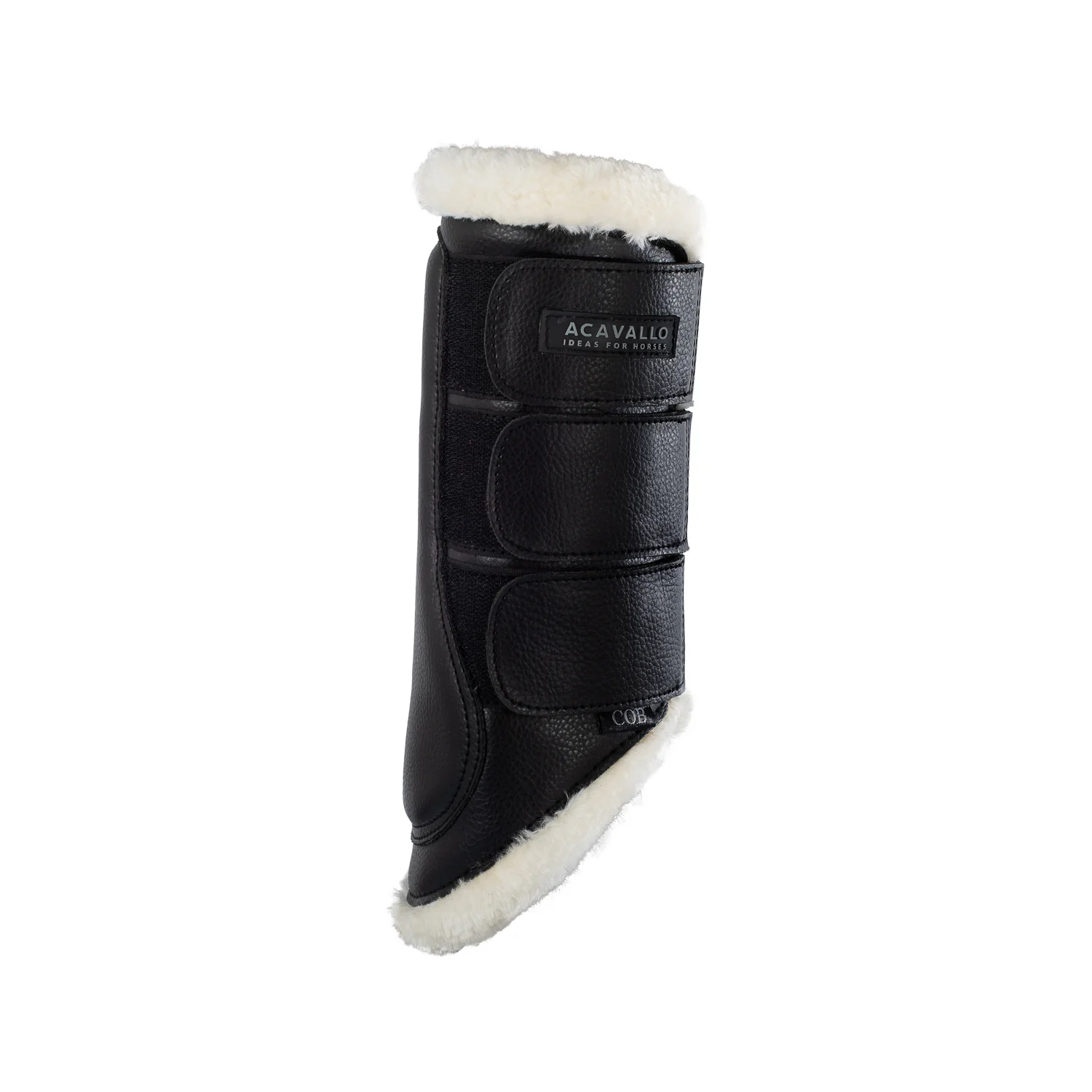 Acavallo Hind Brushing Boots Faux Sheepskin & Triple Hook-And-Loop Closure - Image 12