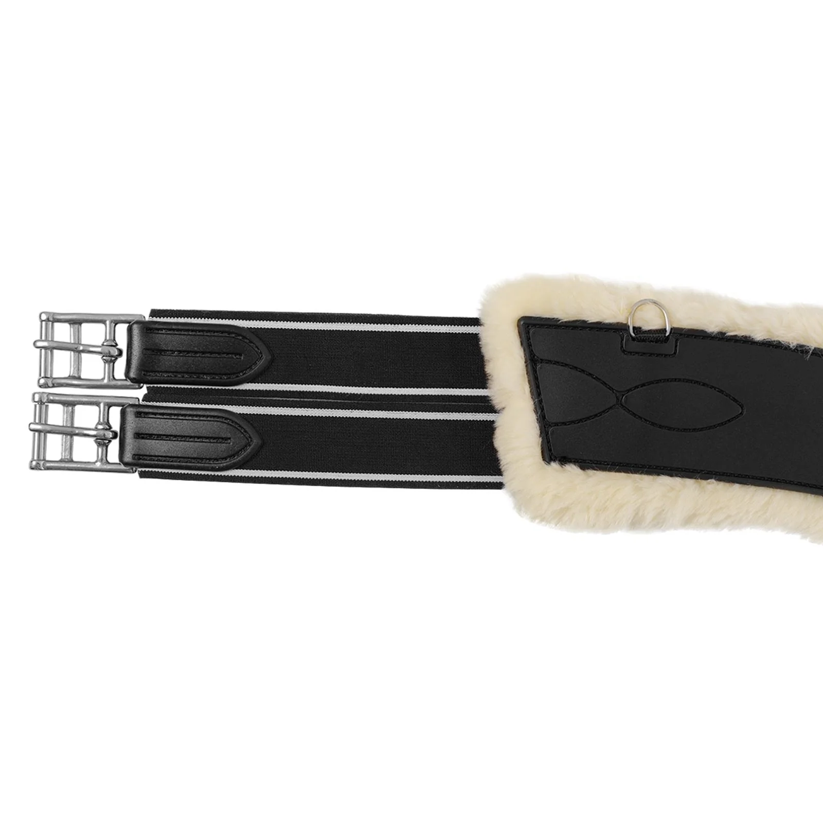 Acavallo Jumping Stud Guard Girth Classic Gel Pvc Detachable Faux Sheepskin - Image 11