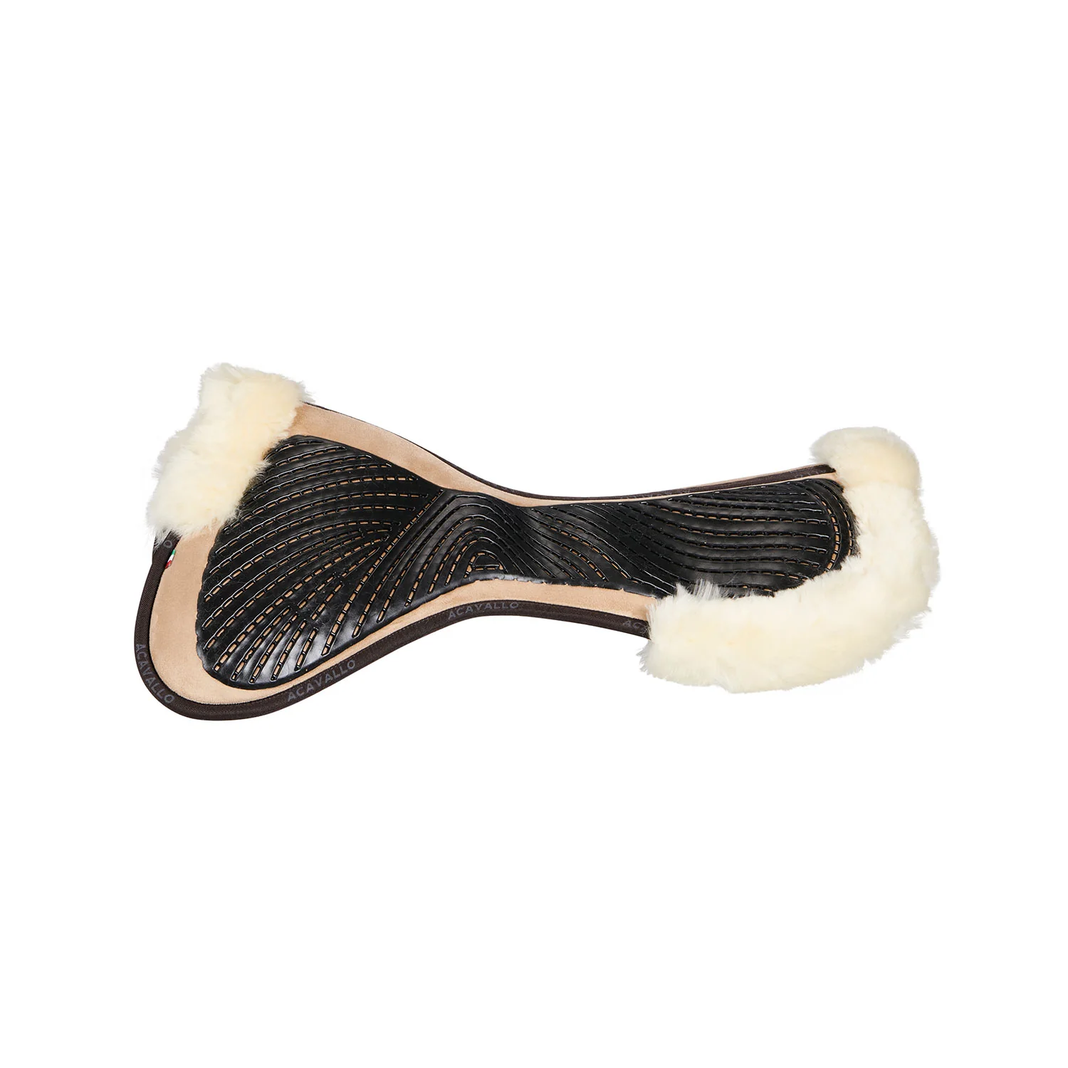 Acavallo Pad Mf-S Jccs-S Cw-Cs Suede Cut-Out Sheepskin Gel Grip Flat - Image 13