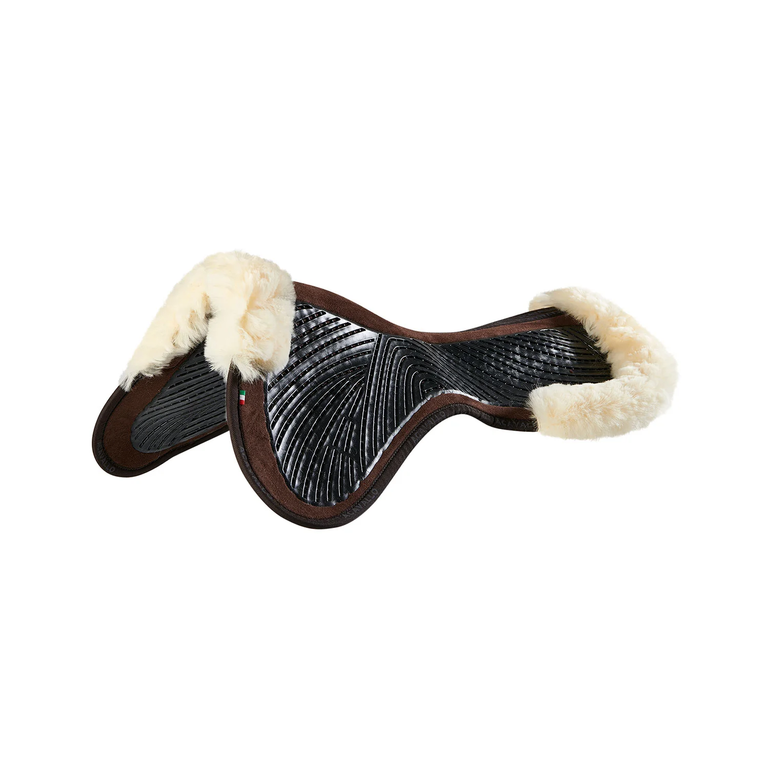 Acavallo Pad SP JCCS CW-CS Suede Cut-Out Sheepskin Twin Sided Gel Flat