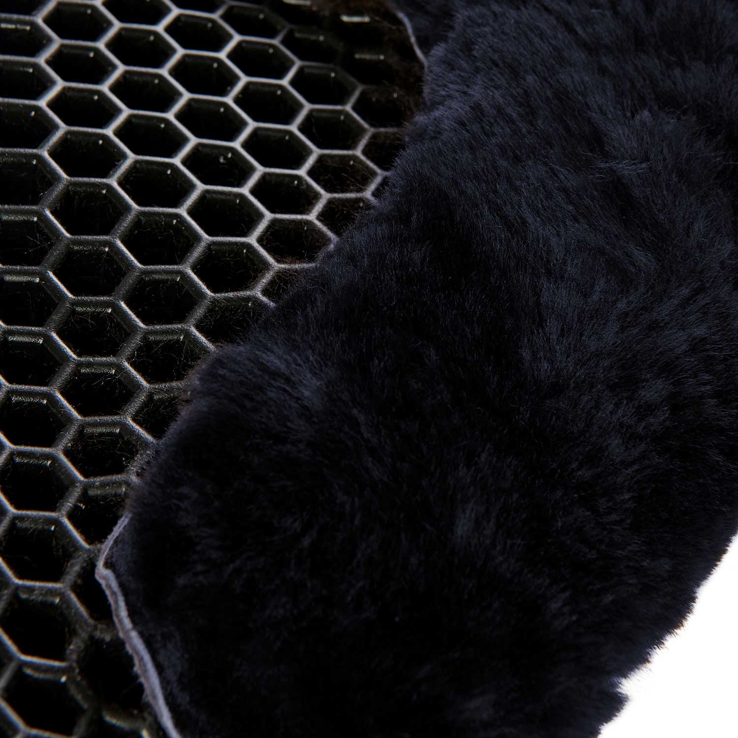 Acavallo Pad SP WFS Suede Rear Sheepskin Hexagonal Gel Flat - Image 5
