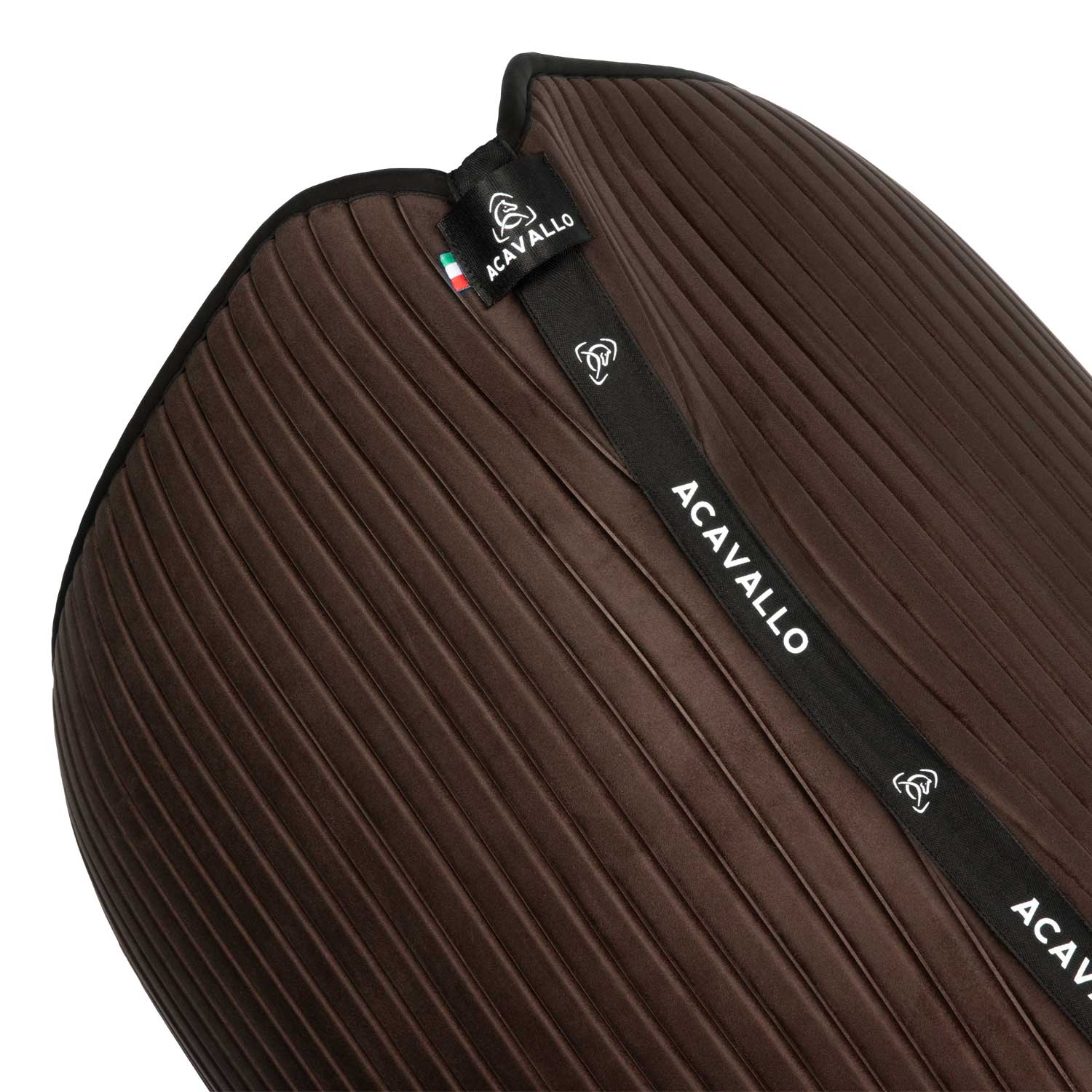 Acavallo Stripe Suede Dressage Saddle Pad W/Square Back Corner - Image 13
