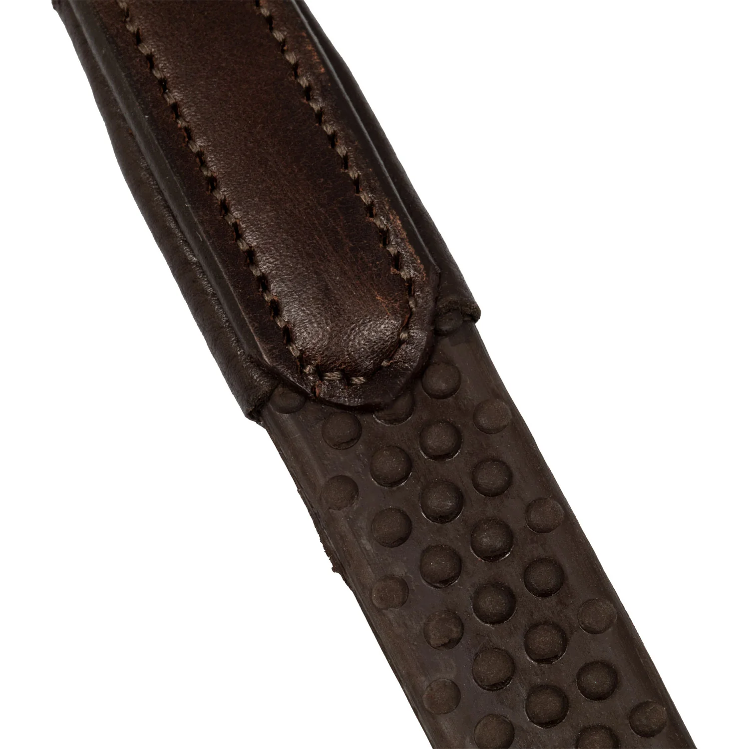 Acavallo Tubular Reins Leather & Rubber - Image 3