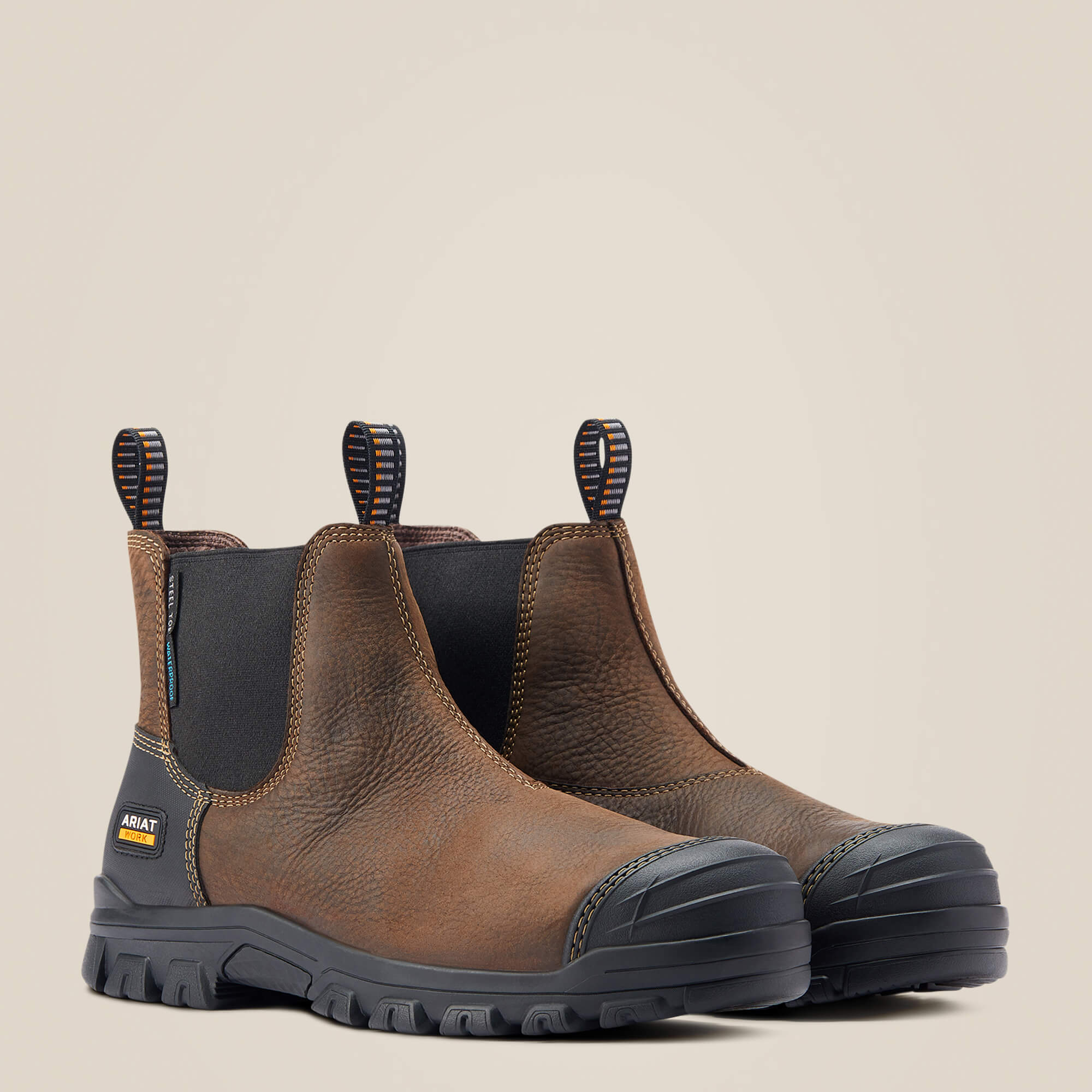 Ariat Men's Treadfast Chelsea Waterproof Steel Toe Work Boot