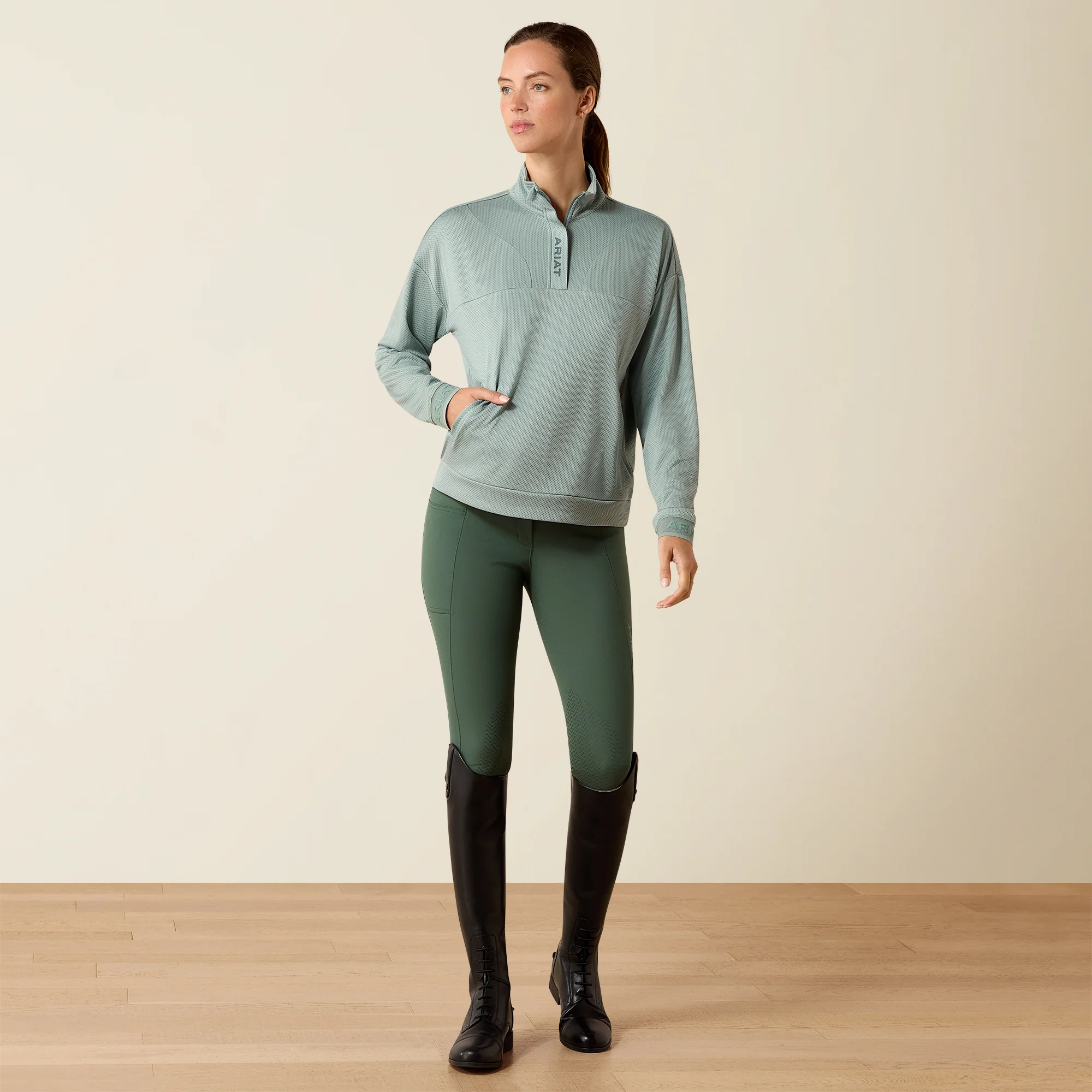 Ariat Women's Breathe 1/2 Zip Sweatshirt - Image 24