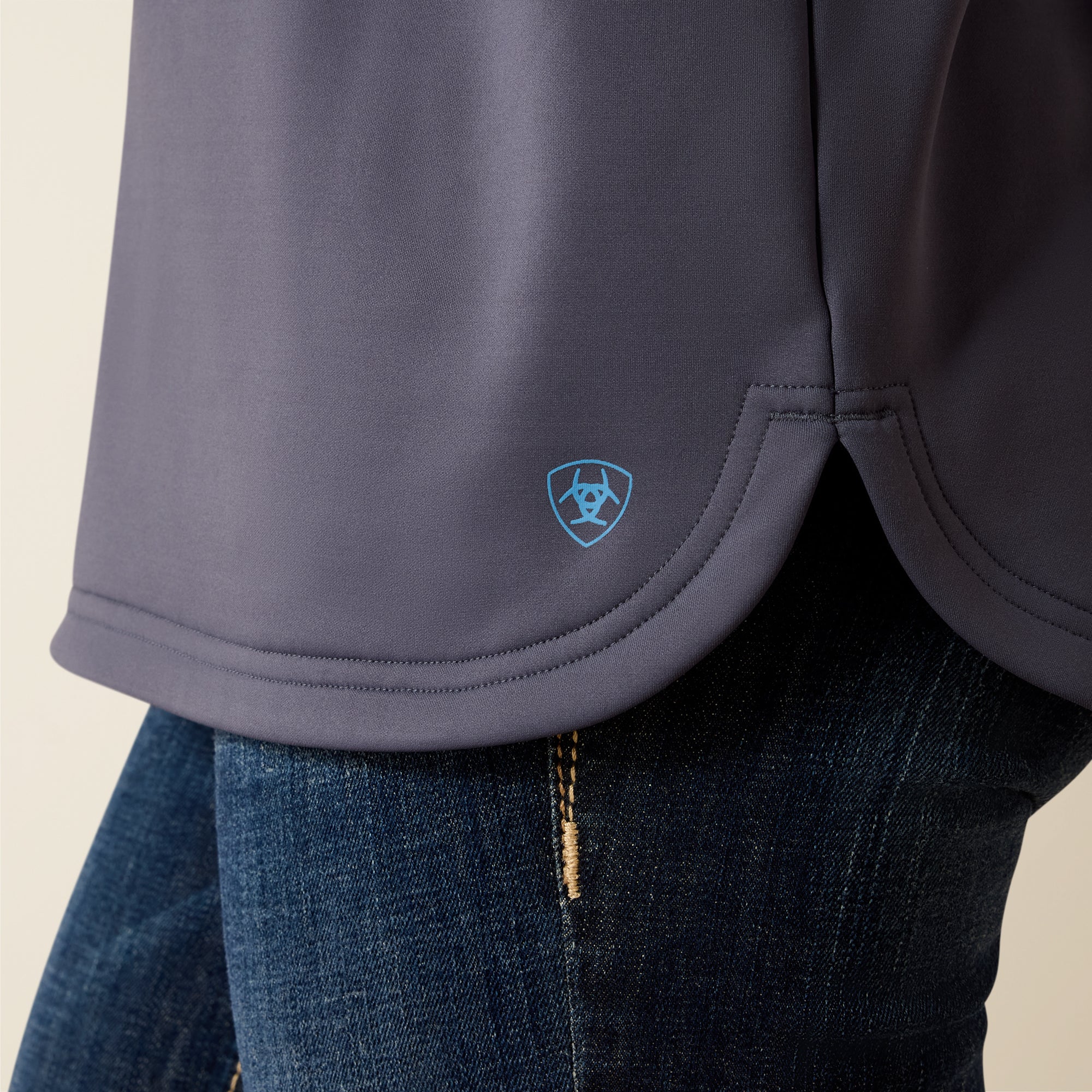 Ariat Women's Breeze Logo 1/2 Zip Sweatshirt - Image 7