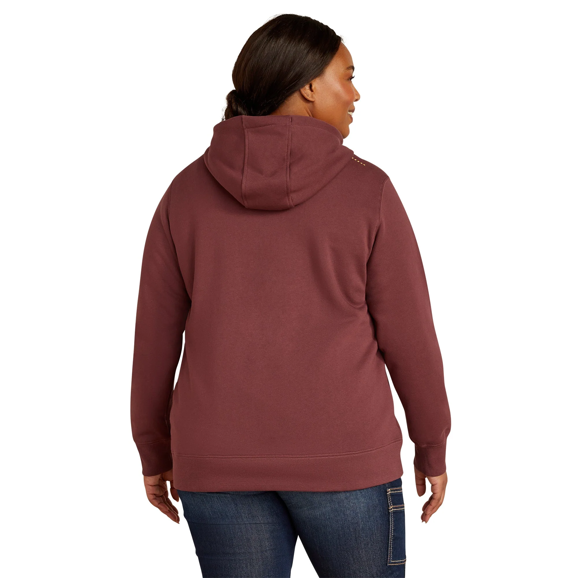 Ariat Women's Rebar Skill Set 1/2 Zip Hoodie - Image 23