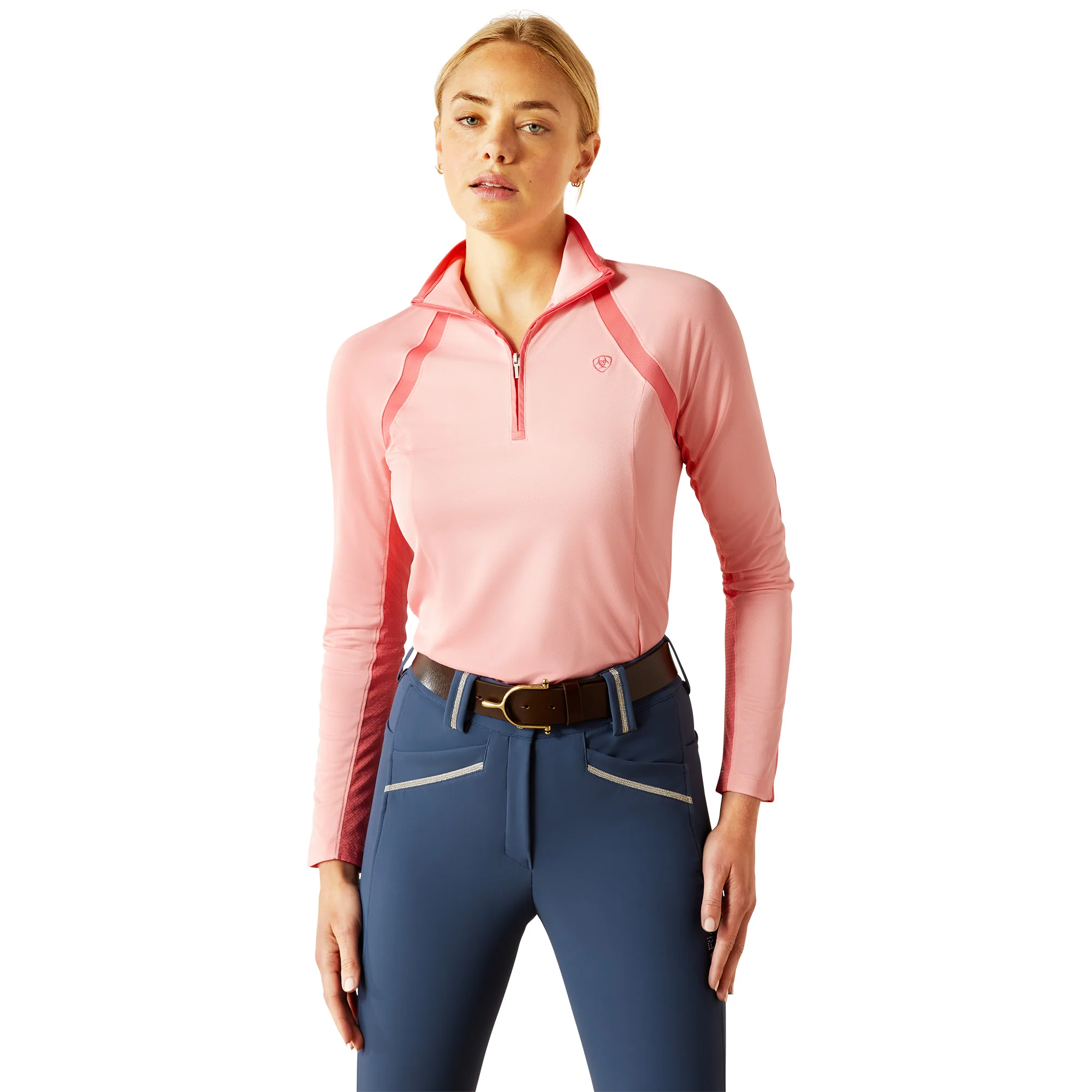 Ariat Women's Sunstopper 3.0 1/4 Zip Baselayer - Image 69