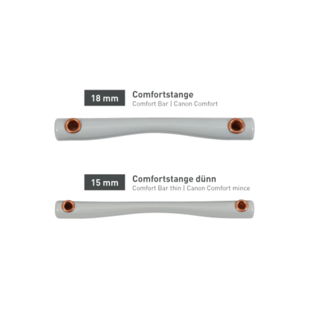 Beris Dressage Curb Bit Long With Thin Comfort Bar - Image 2