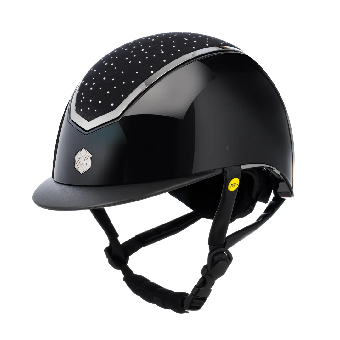 Charles Owen Kylo Crystal Gloss with MIPS Riding Hat - Image 5