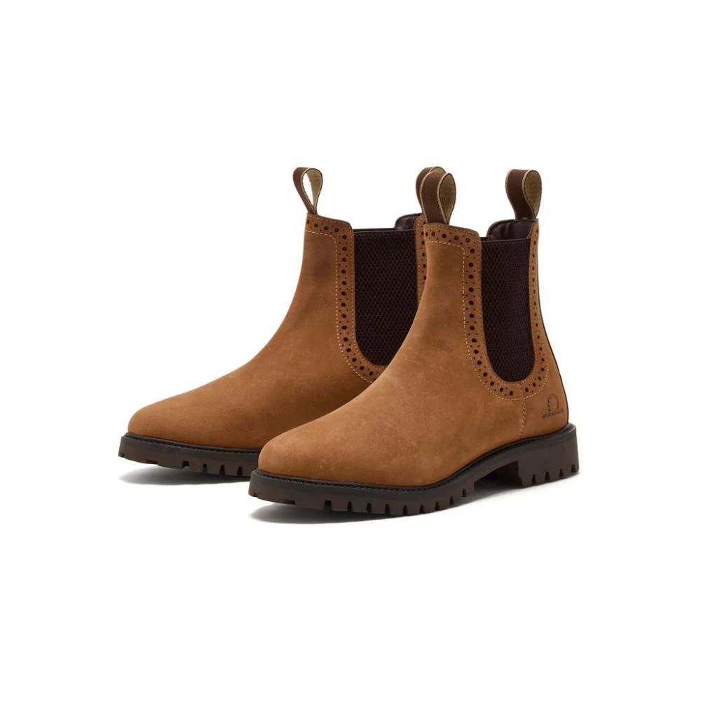 Chatham Ladies Moreton Brogue Chelsea Boots
