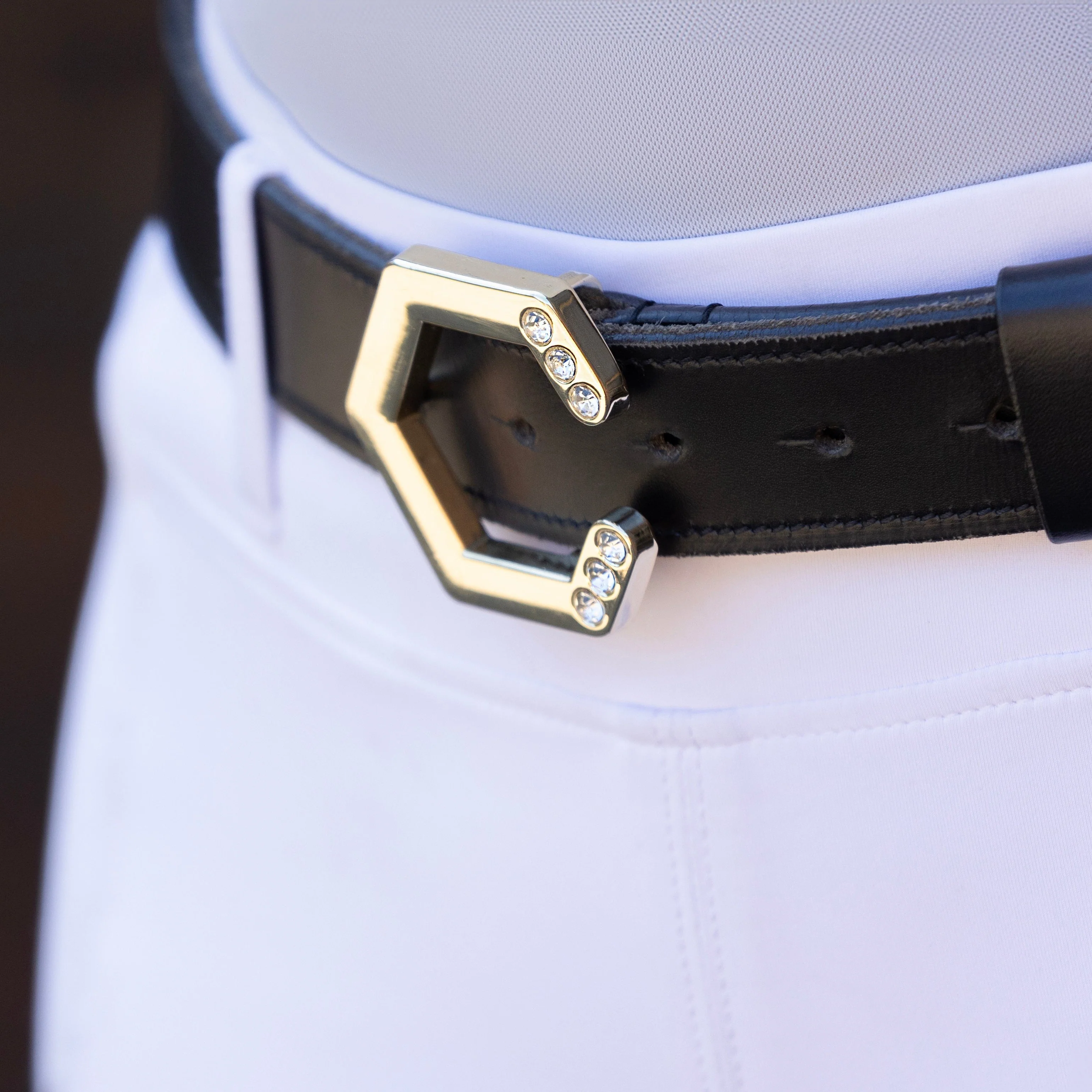 Coldstream Hutton Diamante Leather Belt - Image 2
