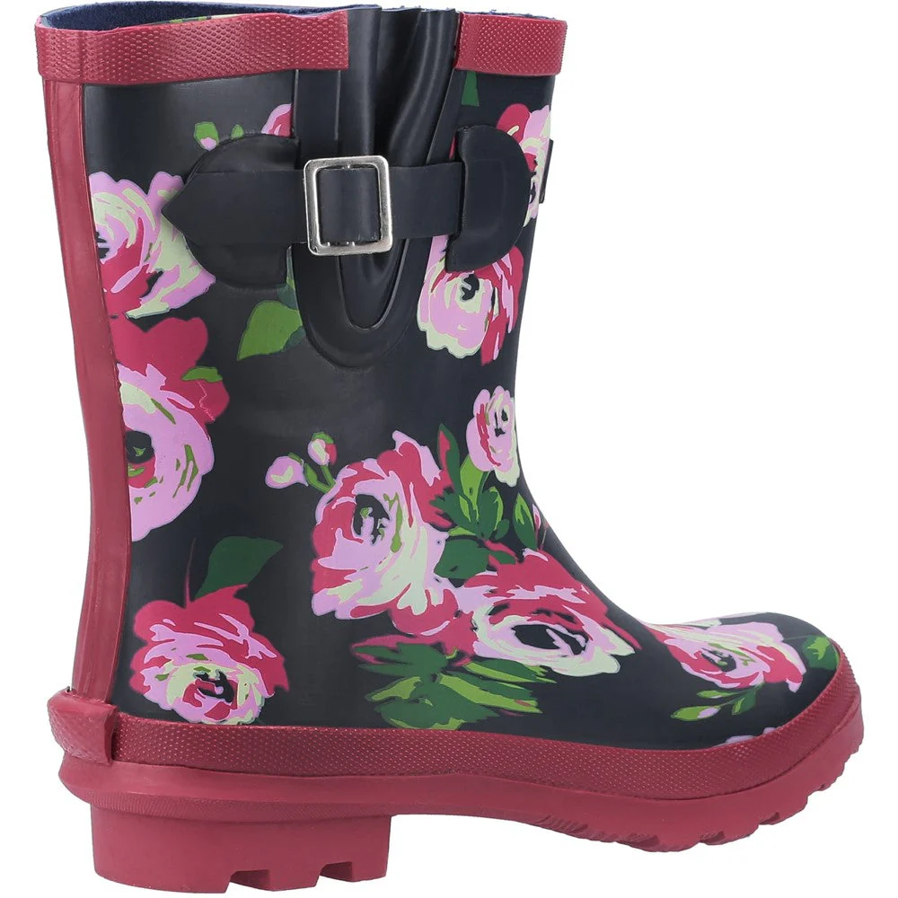 Cotswold Women Paxford Elasticated Mid Calf Wellington Boot - Image 2