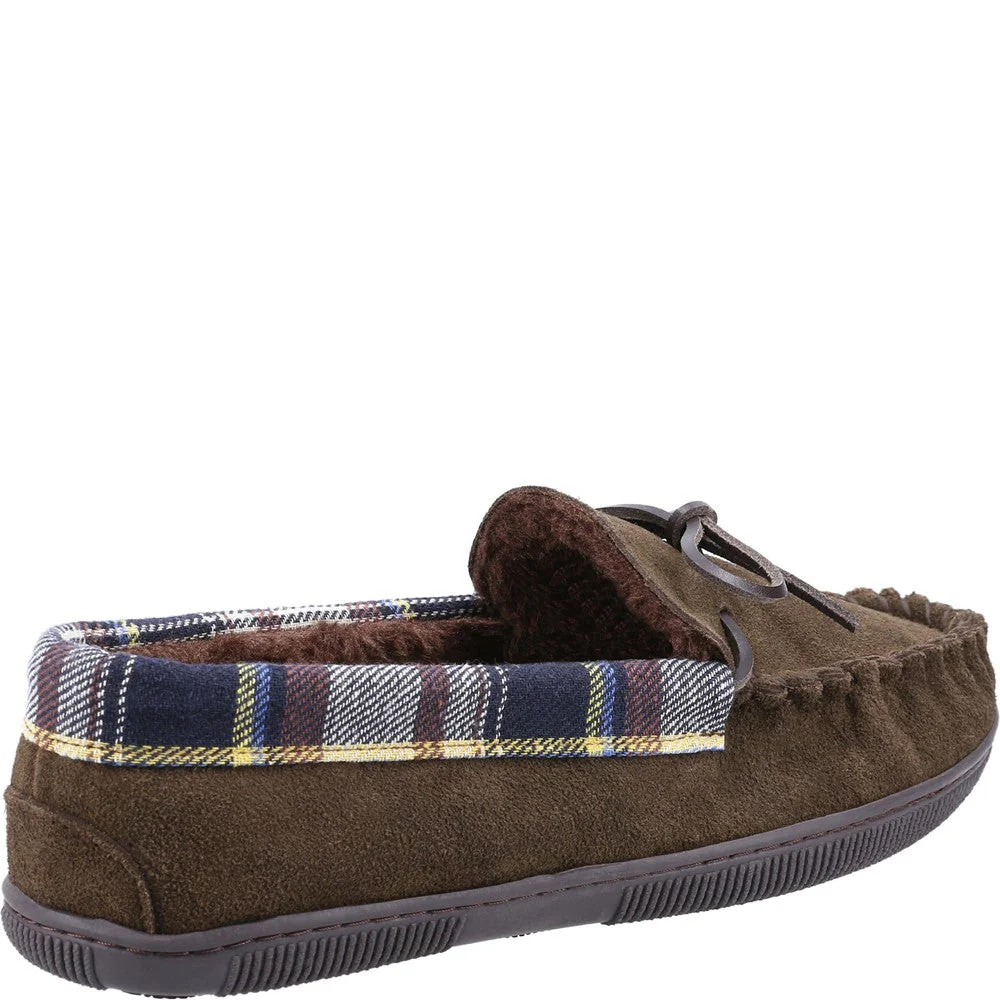 Cotswold Men Sodbury Moccasin Slipper - Image 6
