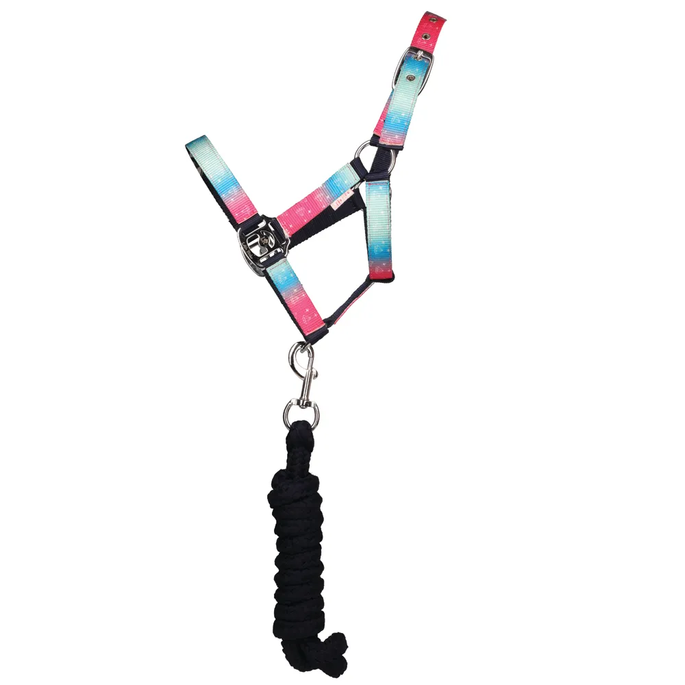 Dazzling Diamond Head Collar & Lead Rope Set by Little Rider