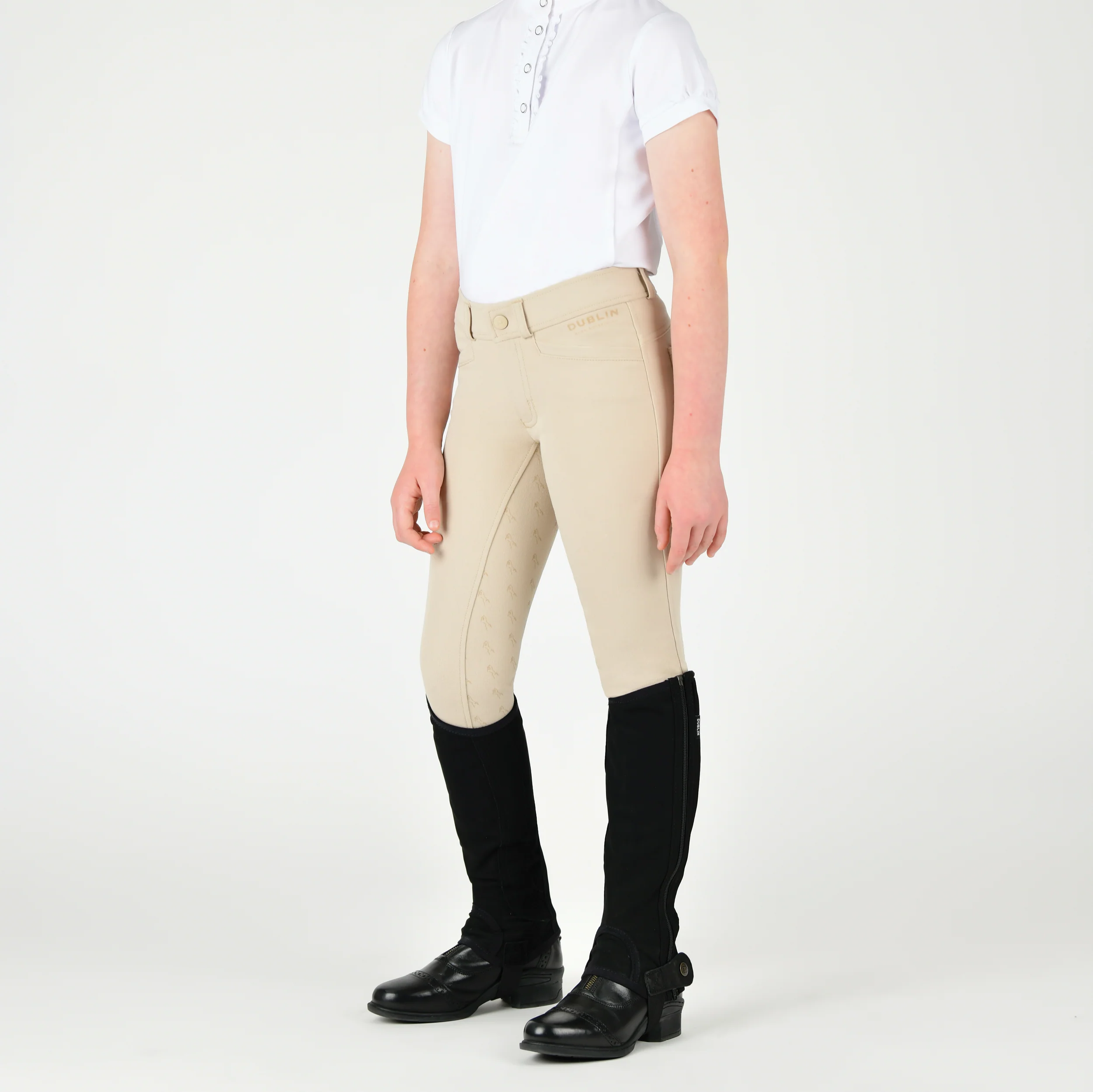 Dublin Kids Cammy Comfort Twill Breeches - Image 5