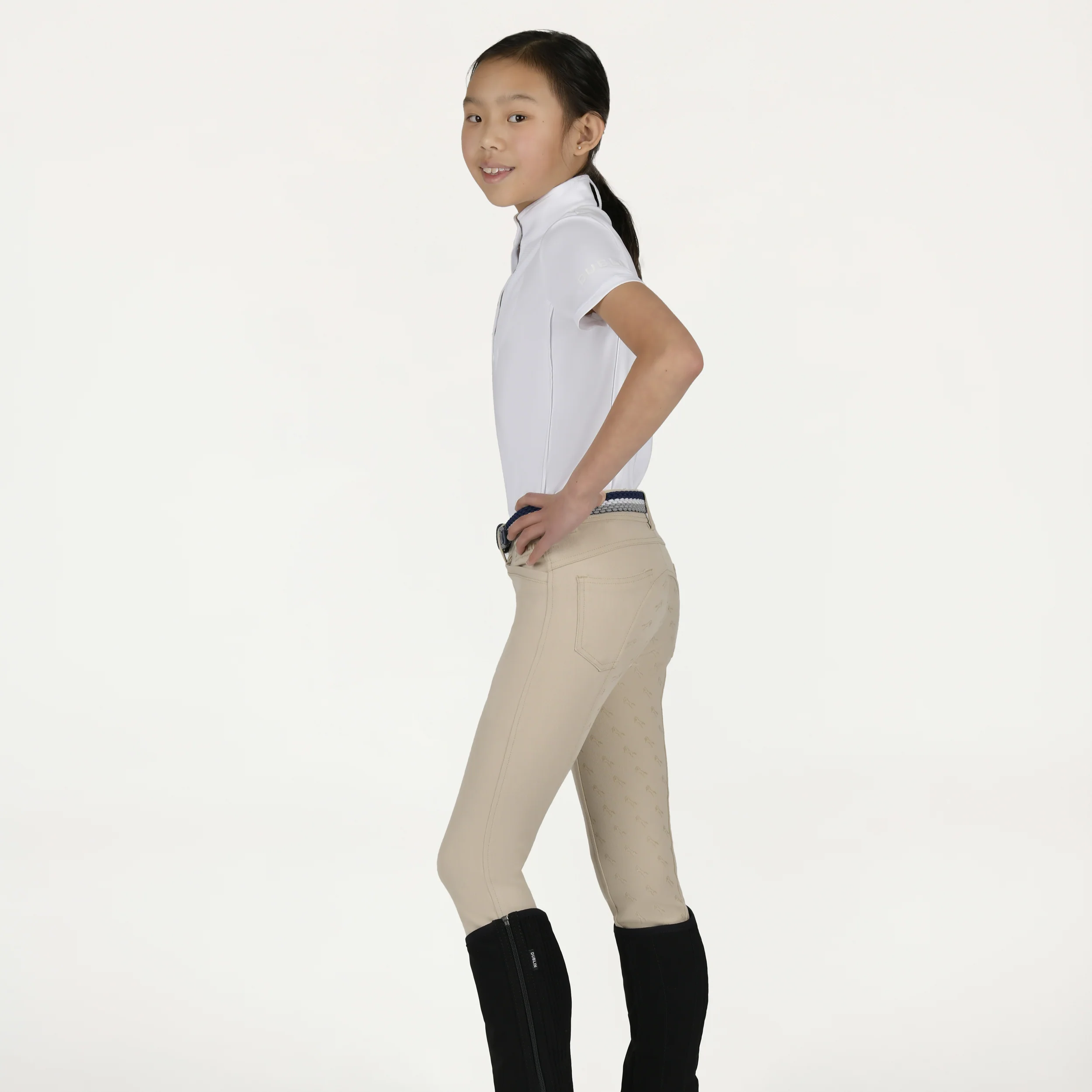 Dublin Kids Cammy Comfort Twill Breeches - Image 9