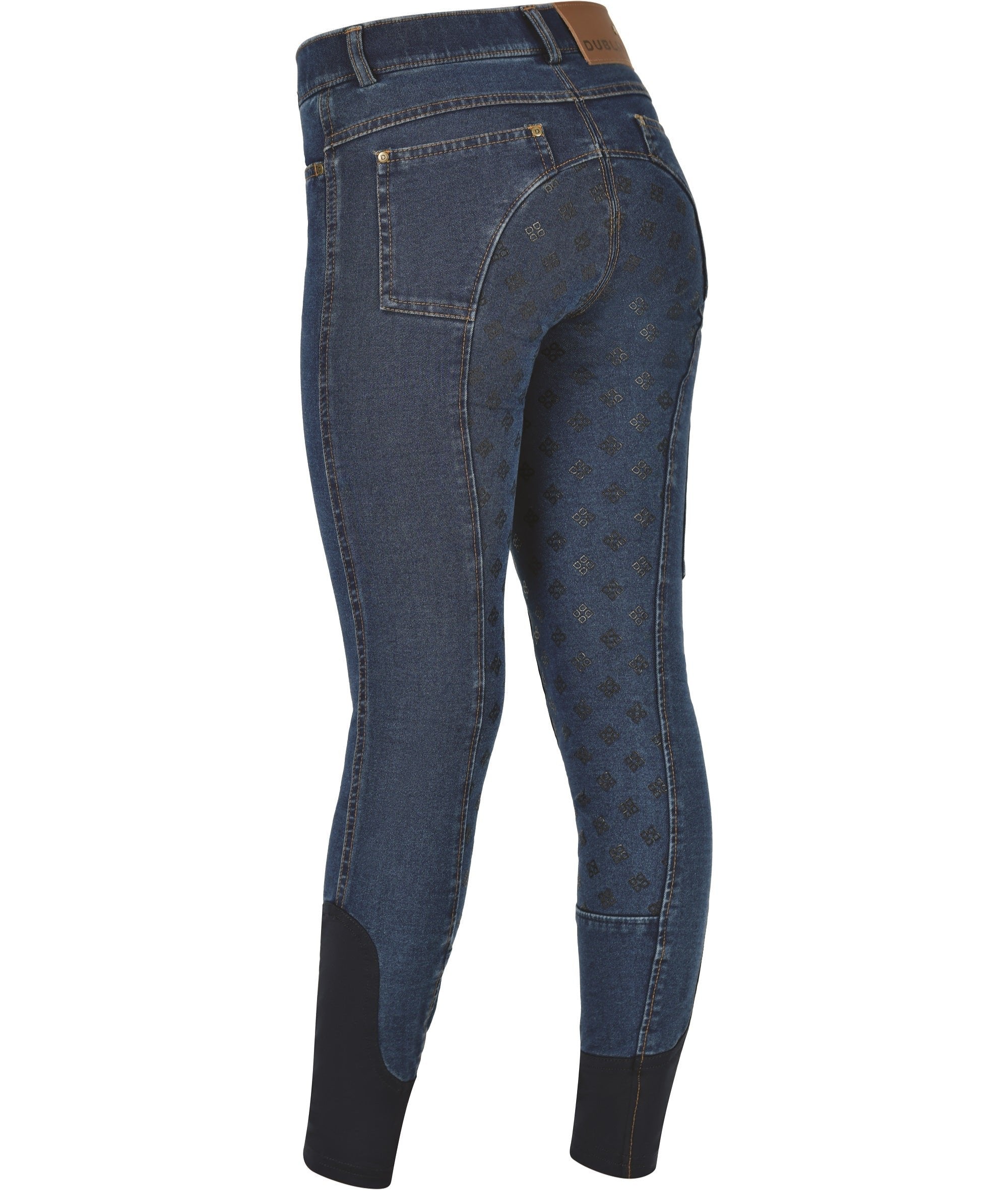 Dublin Kids Shona Denim Full Seat Breeches - Image 2