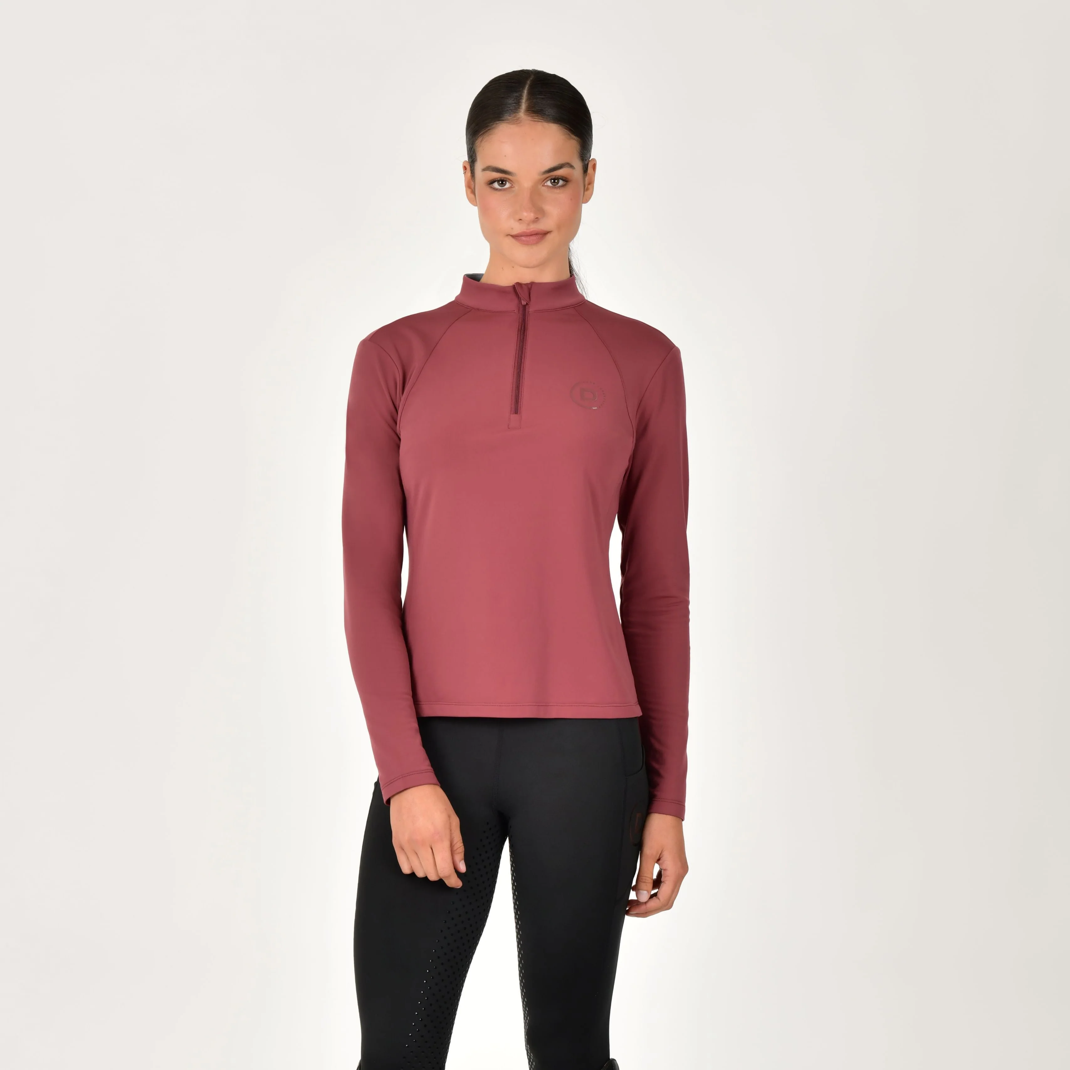 Dublin Ladies Brushed Long Sleeve Riding Top - Image 27