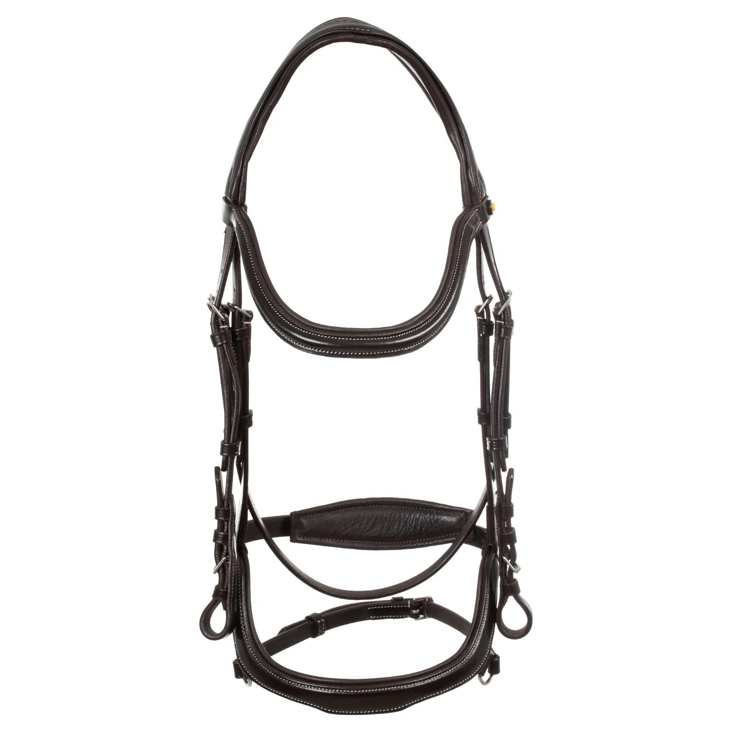 Equestro Anatomical Bridle Contrast Stitching - Image 10