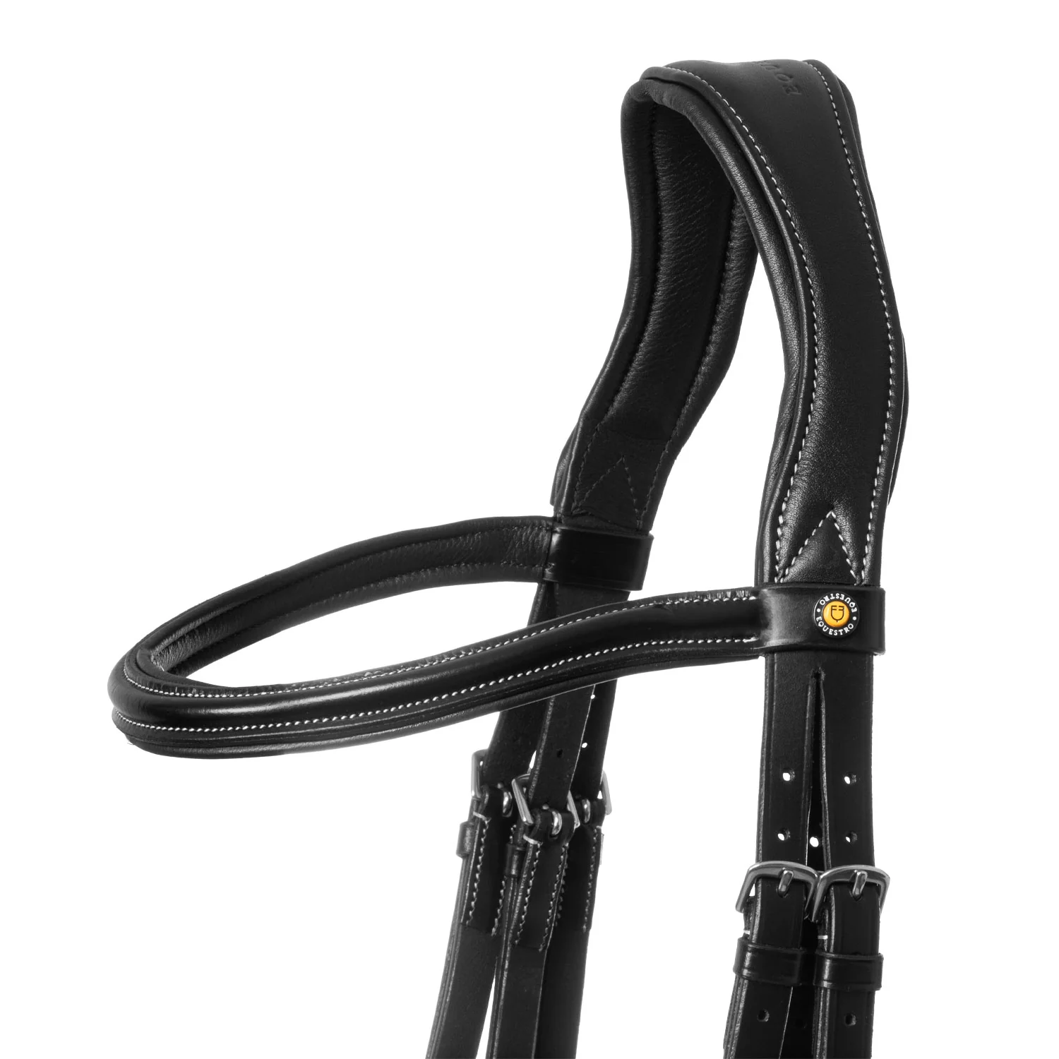 Equestro Anatomical Bridle Contrast Stitching - Image 4