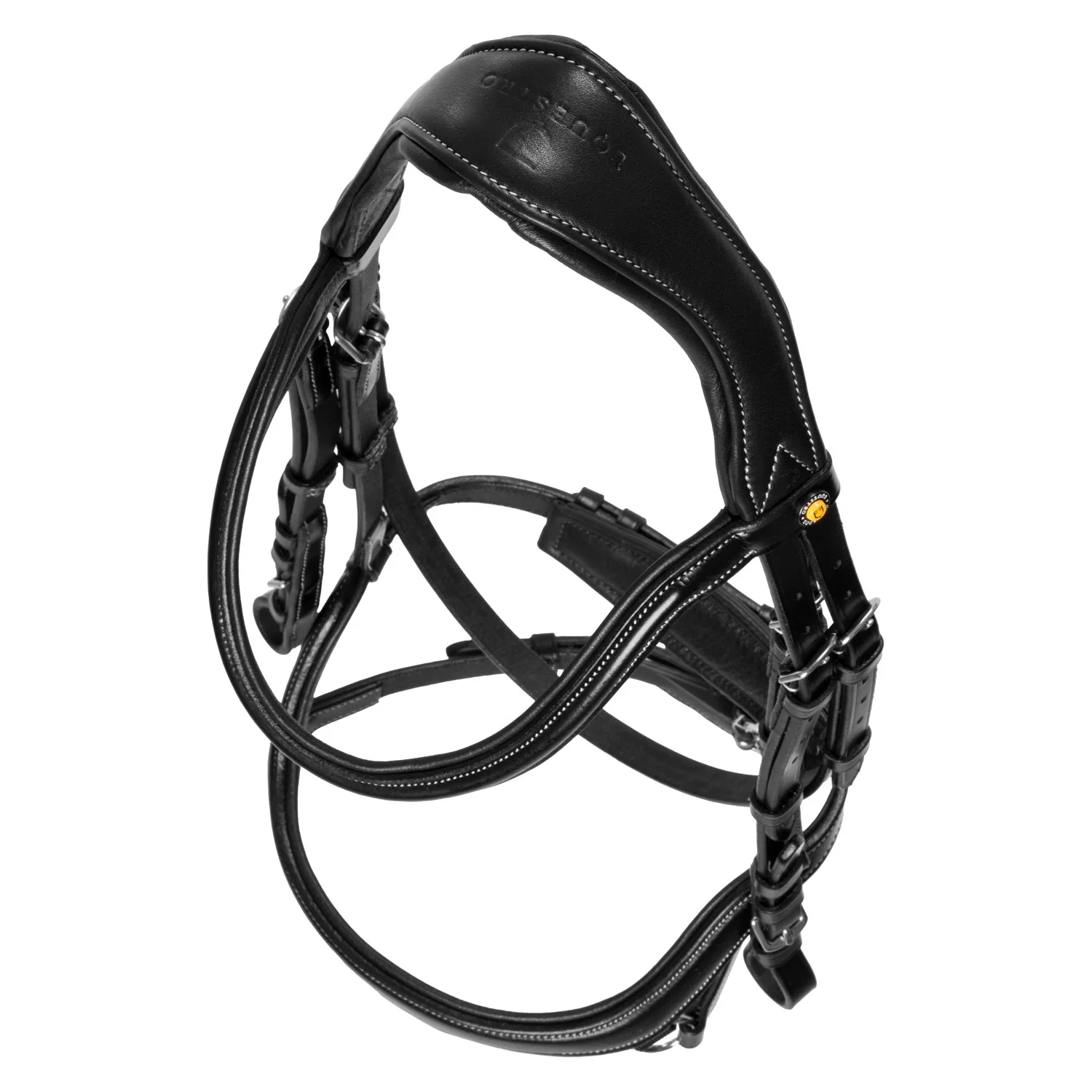 Equestro Anatomical Bridle Contrast Stitching - Image 8