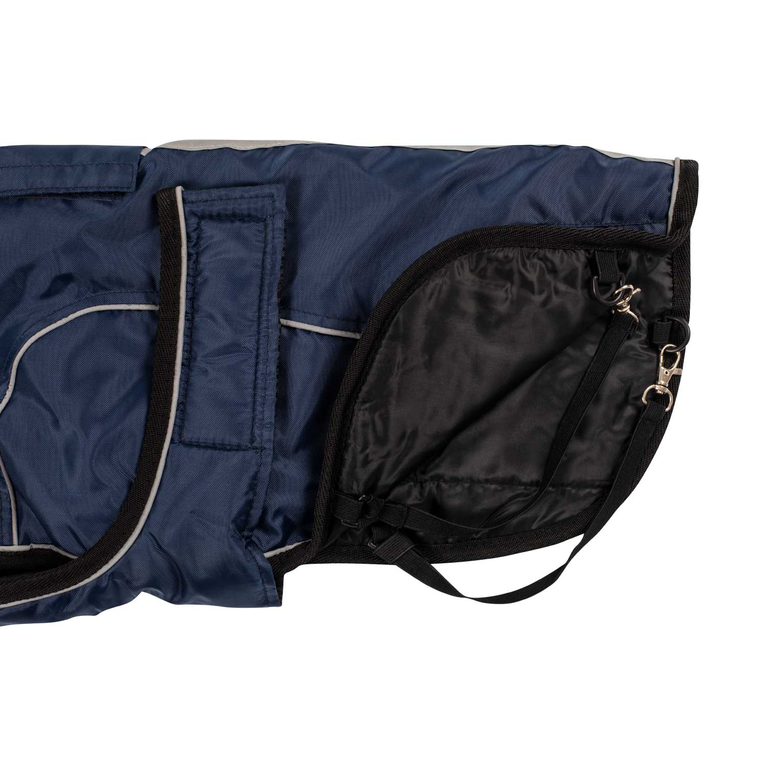 Equestro Dog Coat With Reflective Piping - Image 2
