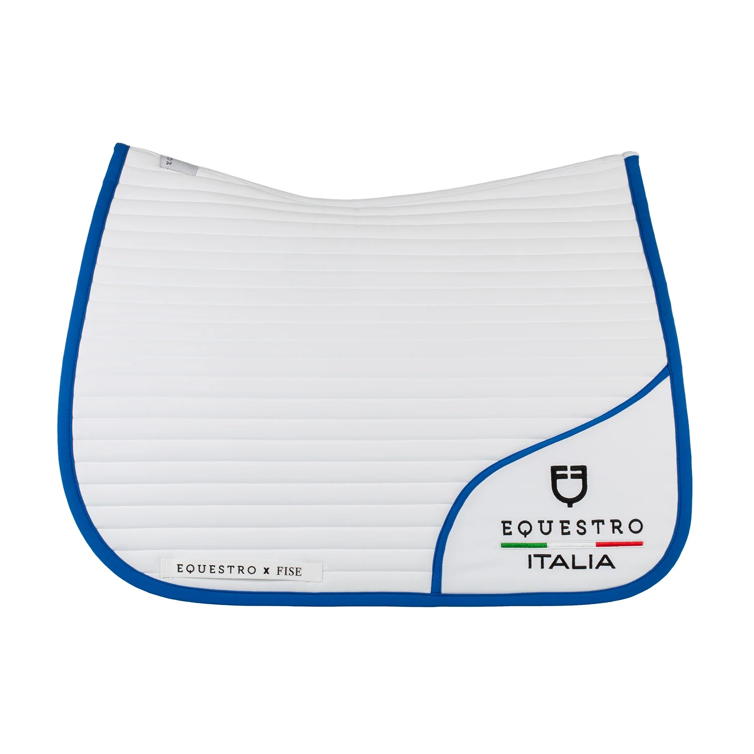 Equestro Dressage Saddle Pad With Embroidered Logo Equestro X Fise - Image 2