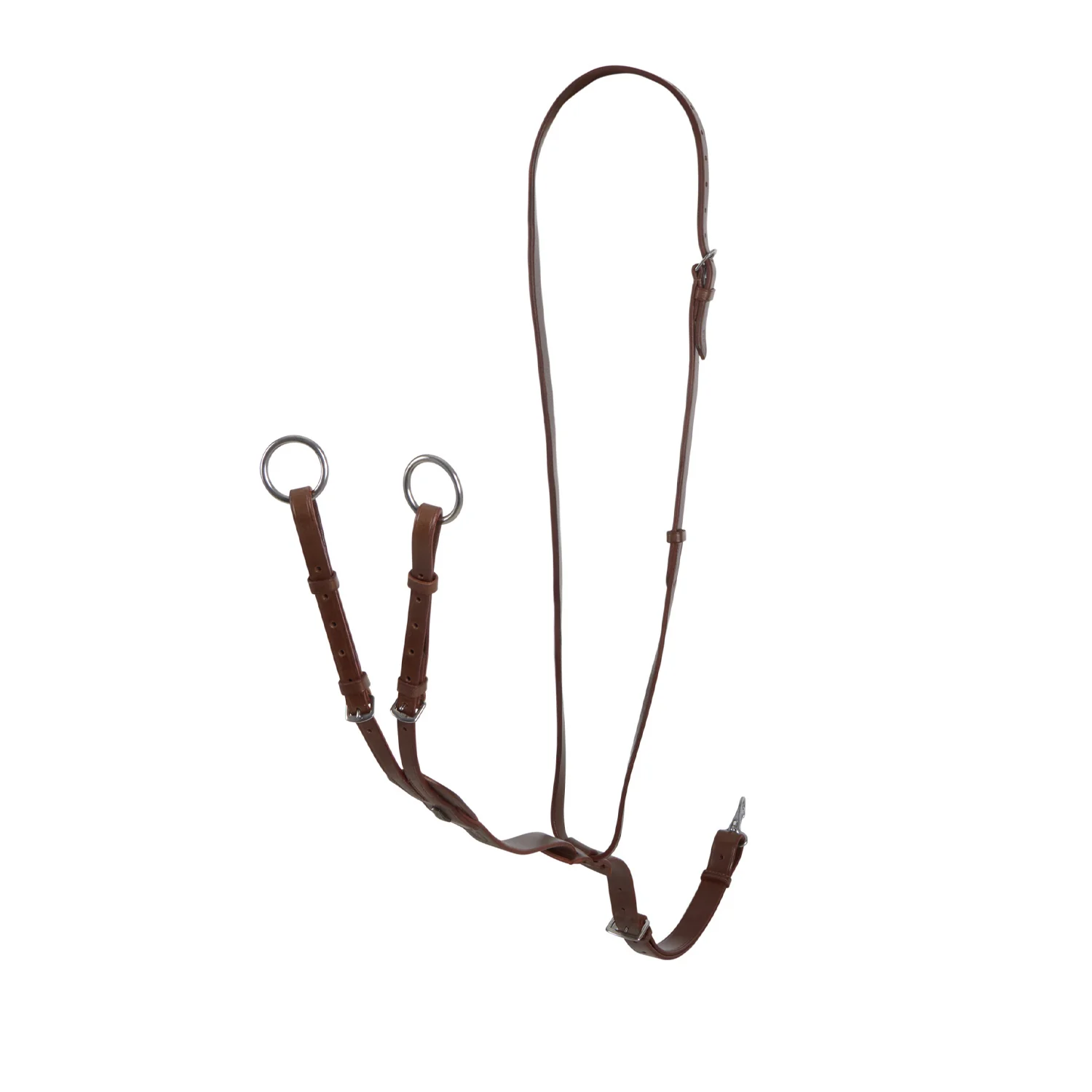 Equestro Durable Leather Collier Martingale - Image 13