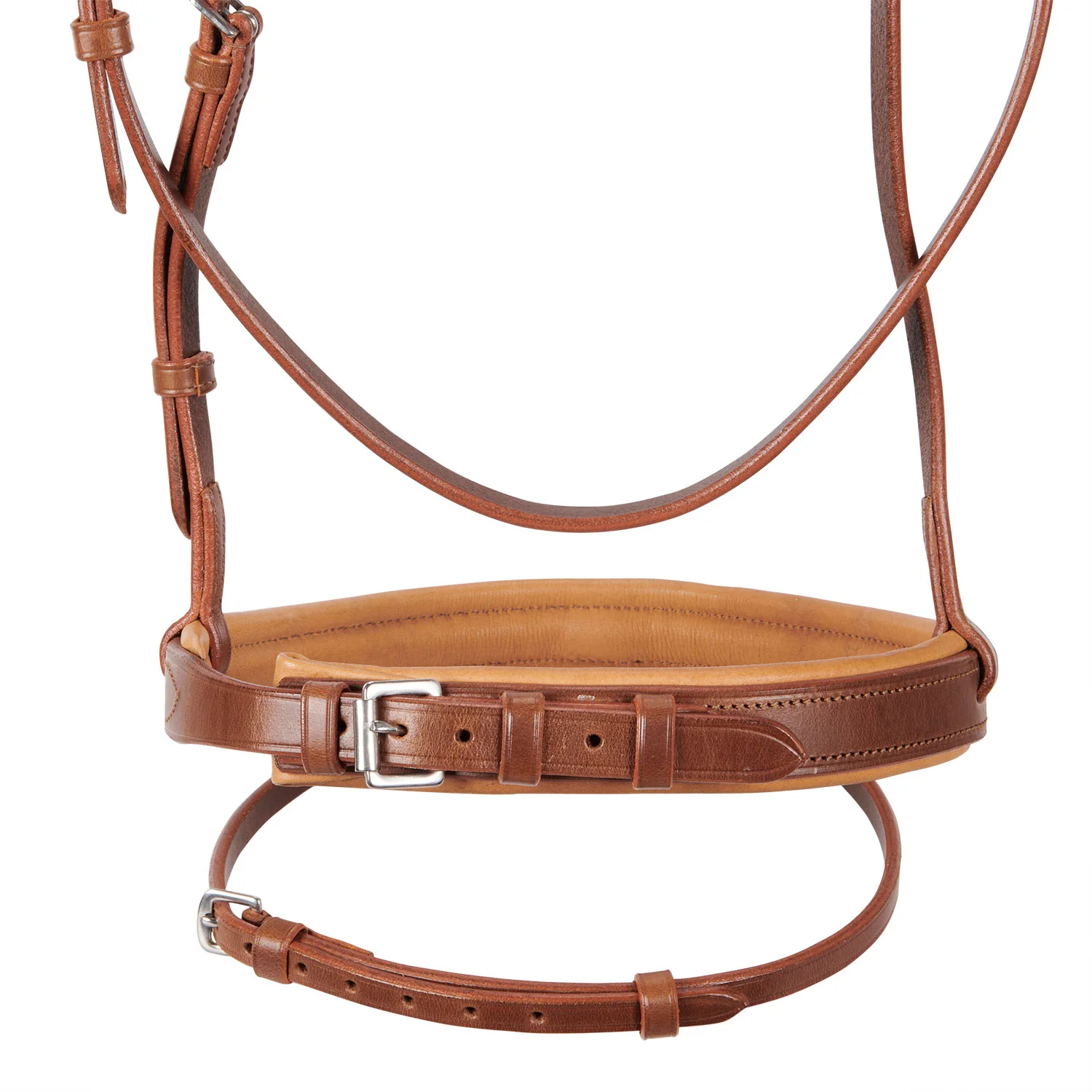 Equestro English Leather Bridle With Rubber Reins - Image 17