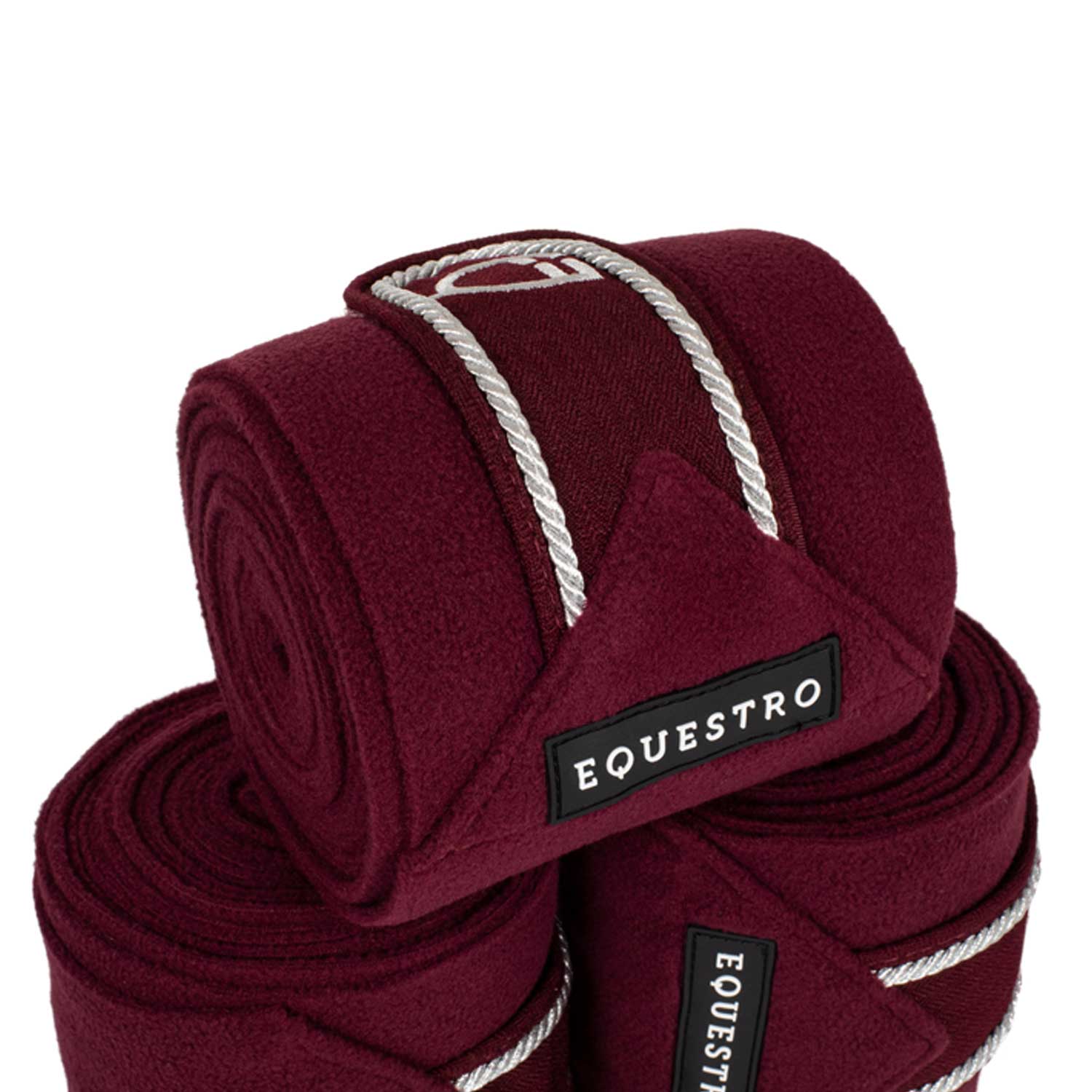 Equestro Fleece Pony Bandages With Embroidered Logo - Image 2