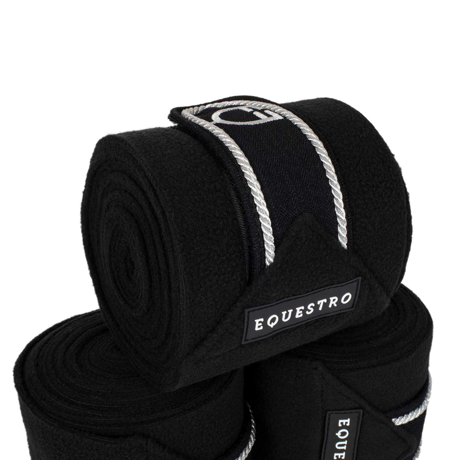 Equestro Fleece Pony Bandages With Embroidered Logo - Image 6