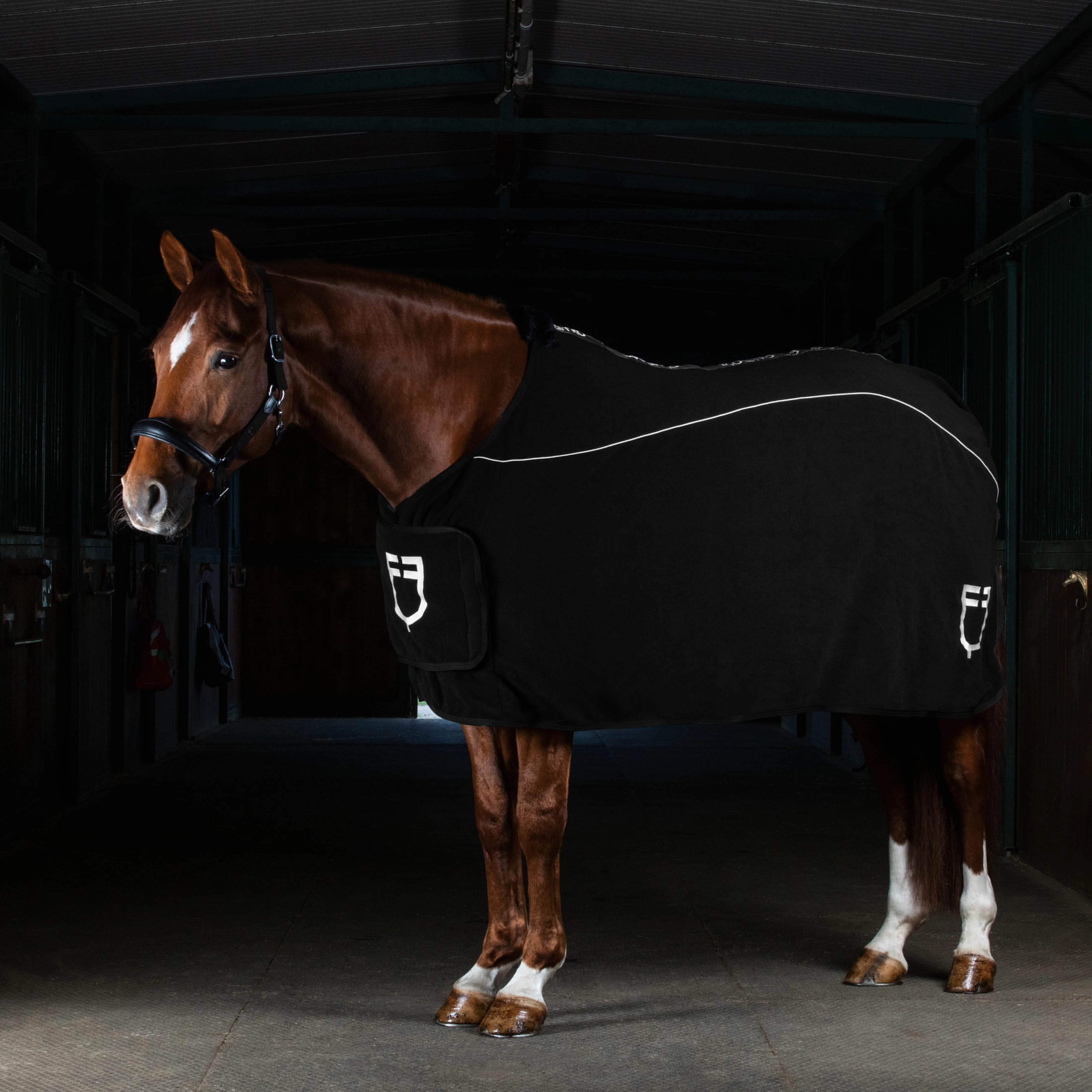 Equestro Fleece Rug With Flap Front Closure - Image 18