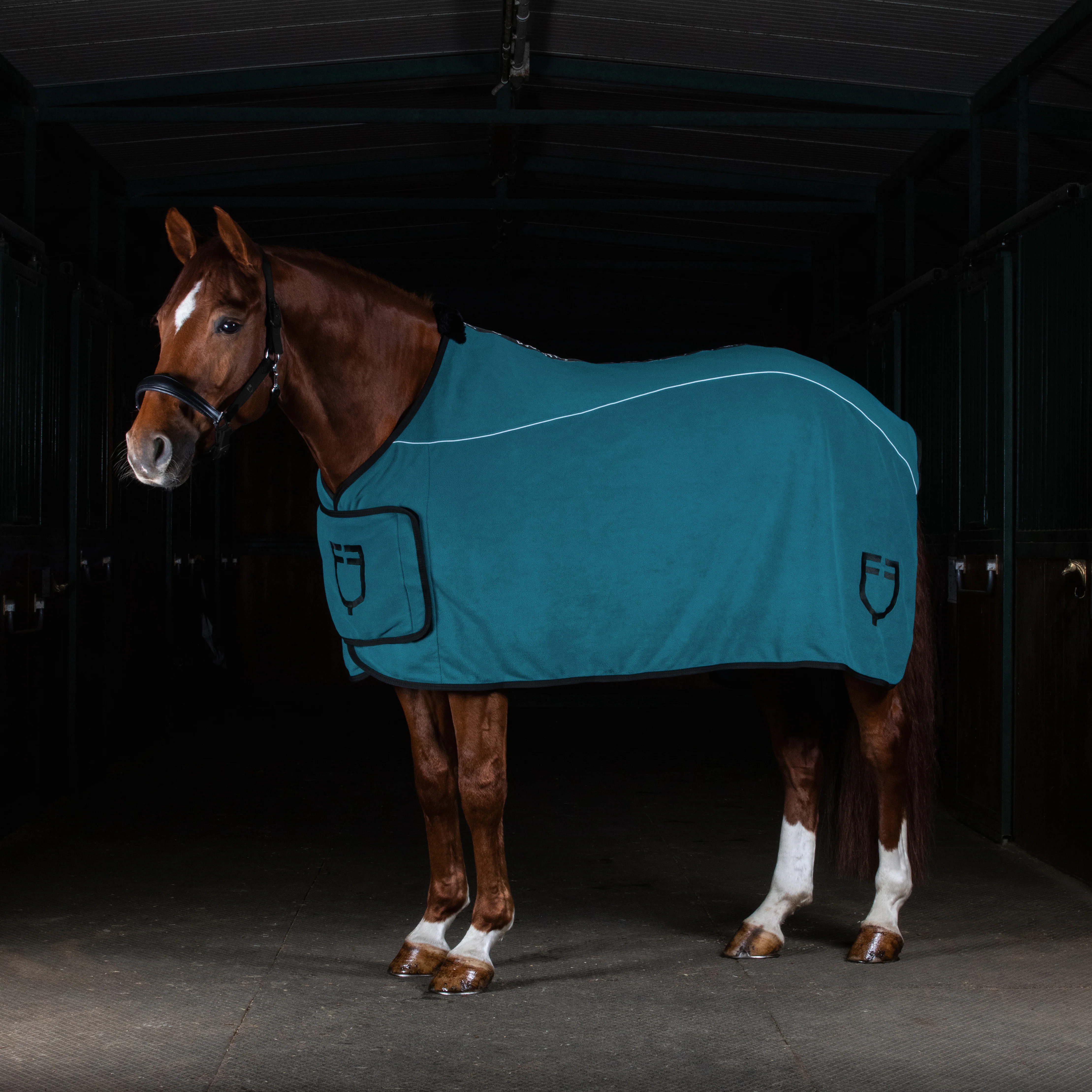 Equestro Fleece Rug With Flap Front Closure - Image 35