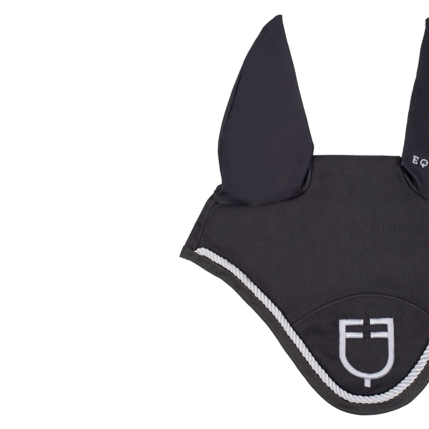Equestro Fly Veil In Cotton With Central Logo - Image 10