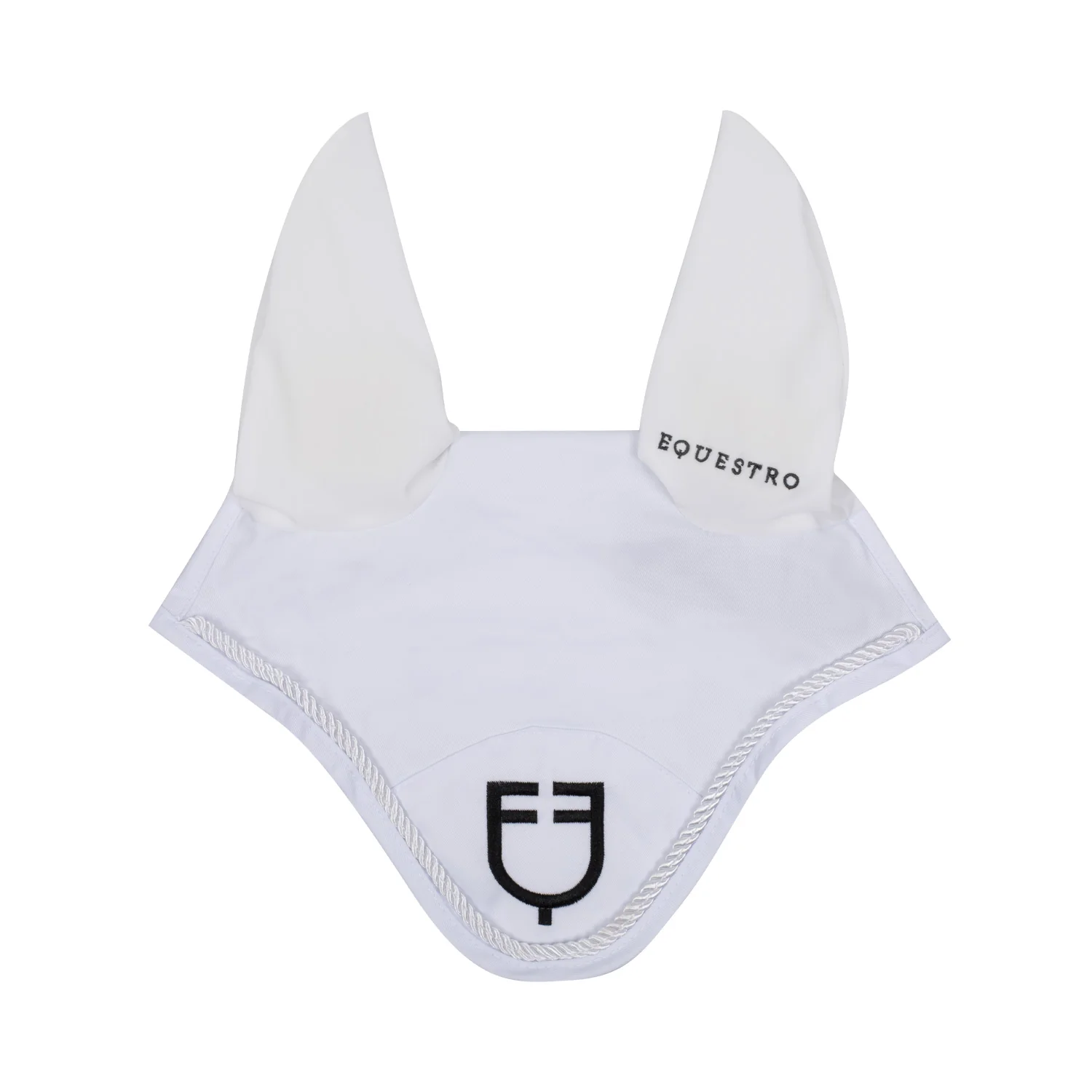 Equestro Fly Veil In Cotton With Central Logo - Image 16