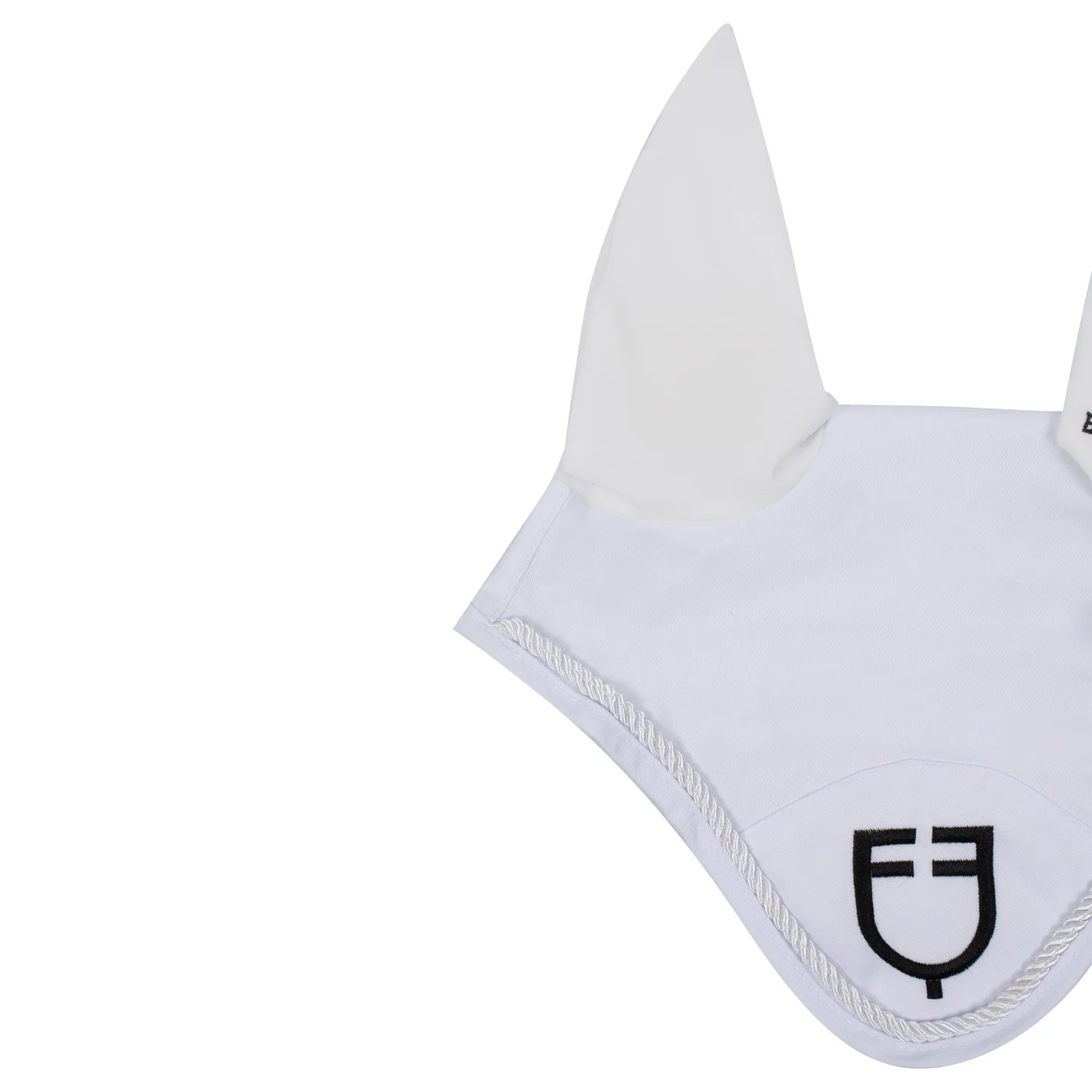 Equestro Fly Veil In Cotton With Central Logo - Image 18