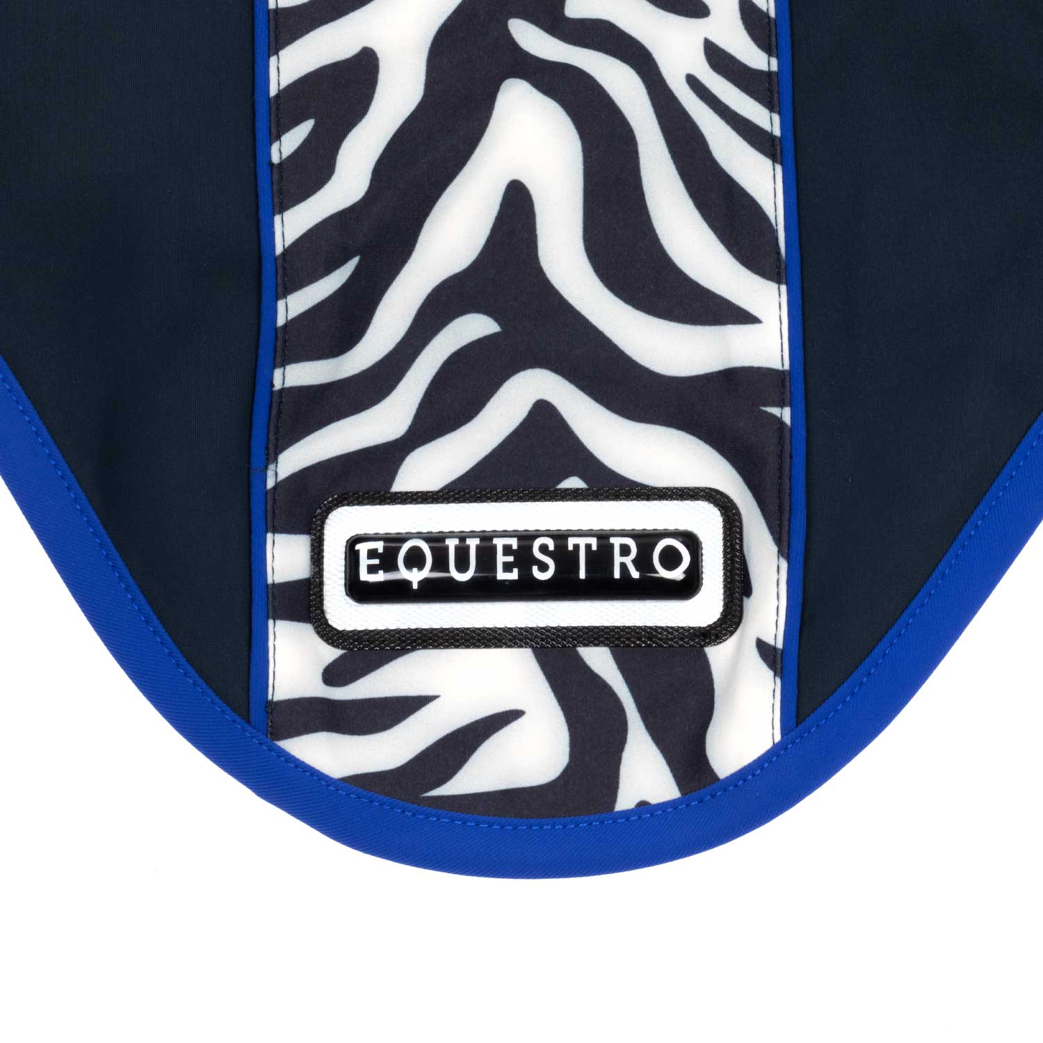 Equestro Fly Veil In Technical Fabric With Zebra Central Band - Image 4