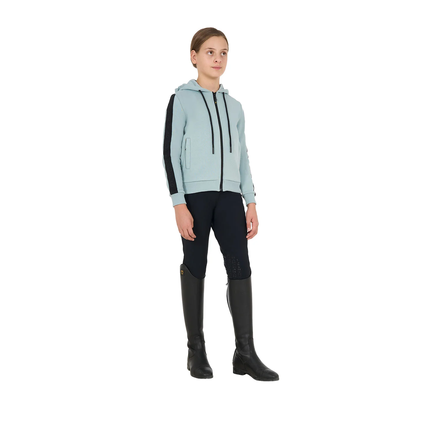 Equestro Girls' Full Zip Sweatshirt Inner Fleece - Image 14