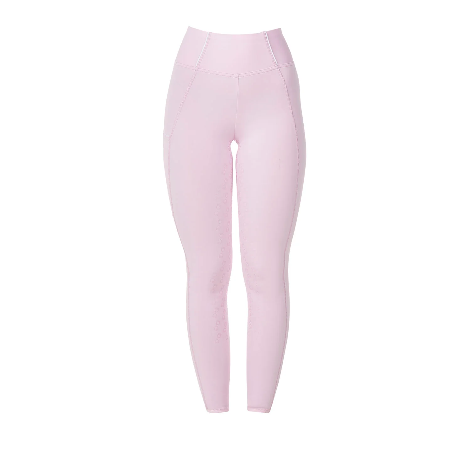 Equestro Girls' Slim Fit Grip Leggings With Logo - Image 2