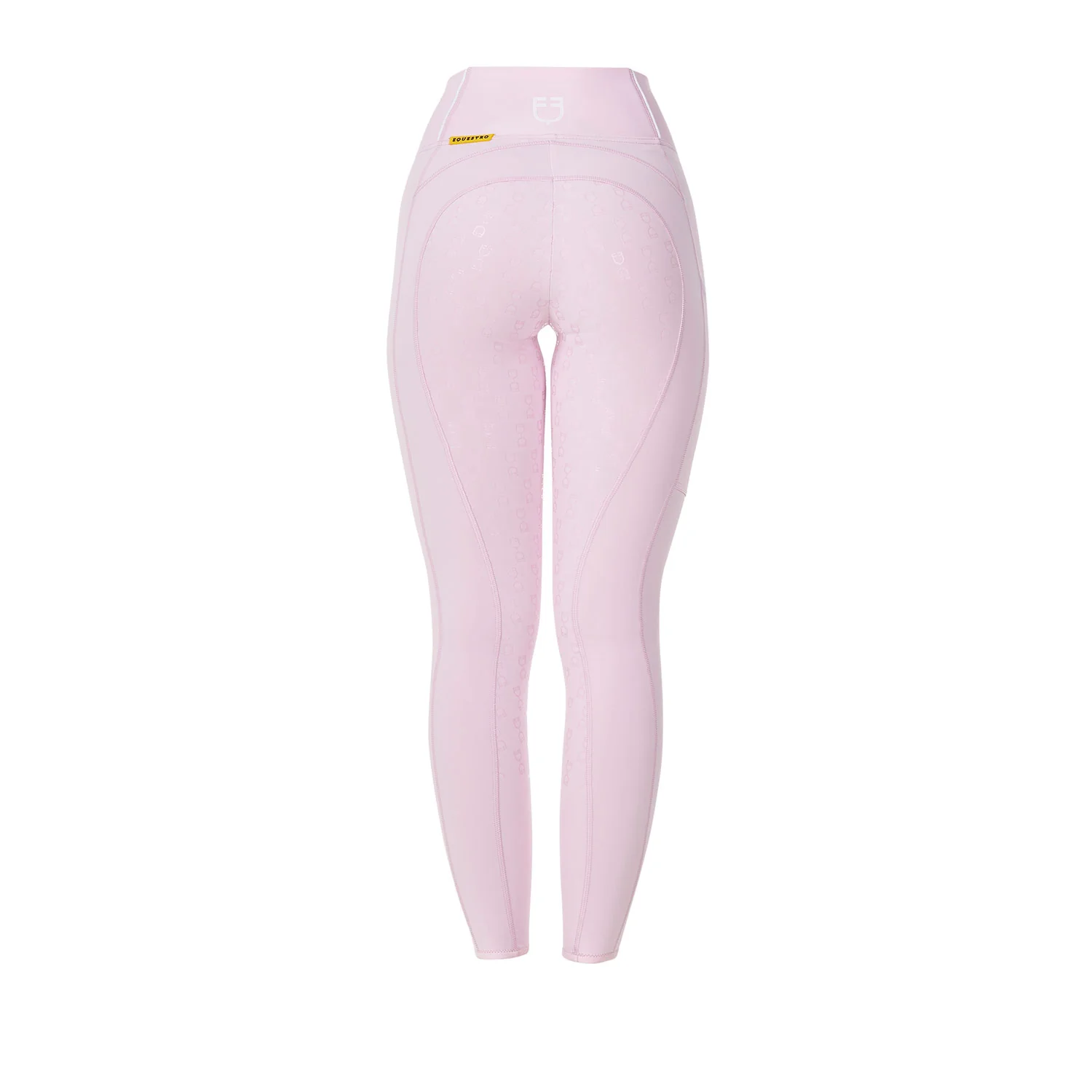 Equestro Girls' Slim Fit Grip Leggings With Logo - Image 3