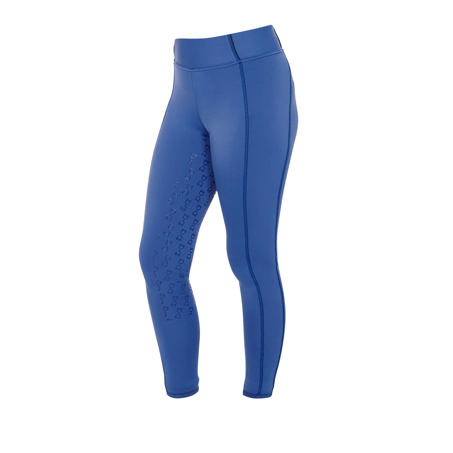 Equestro Girls' Slim Fit Grip Leggings With Logo - Image 72