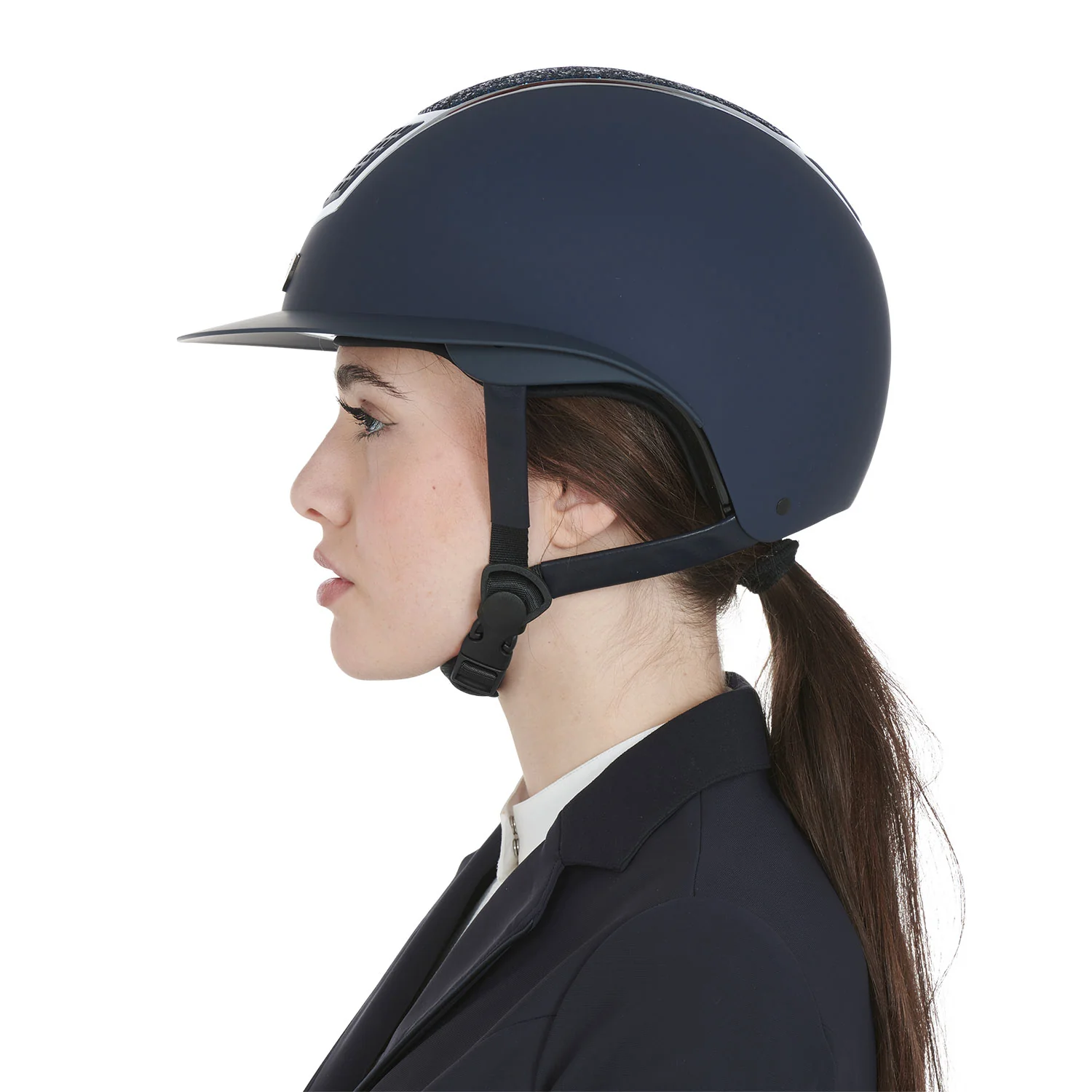 Equestro Helmet With Rhinestones And Wide Visor - Image 18