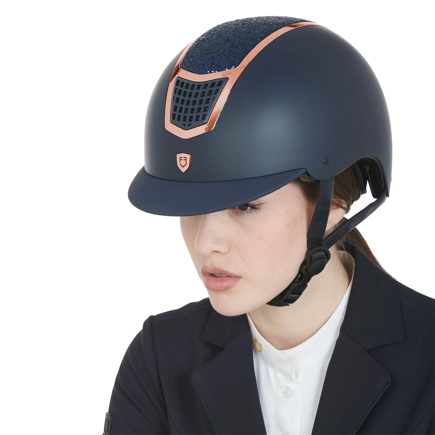 Equestro Helmet With Rhinestones En 1384-2023 Homologation - Image 14