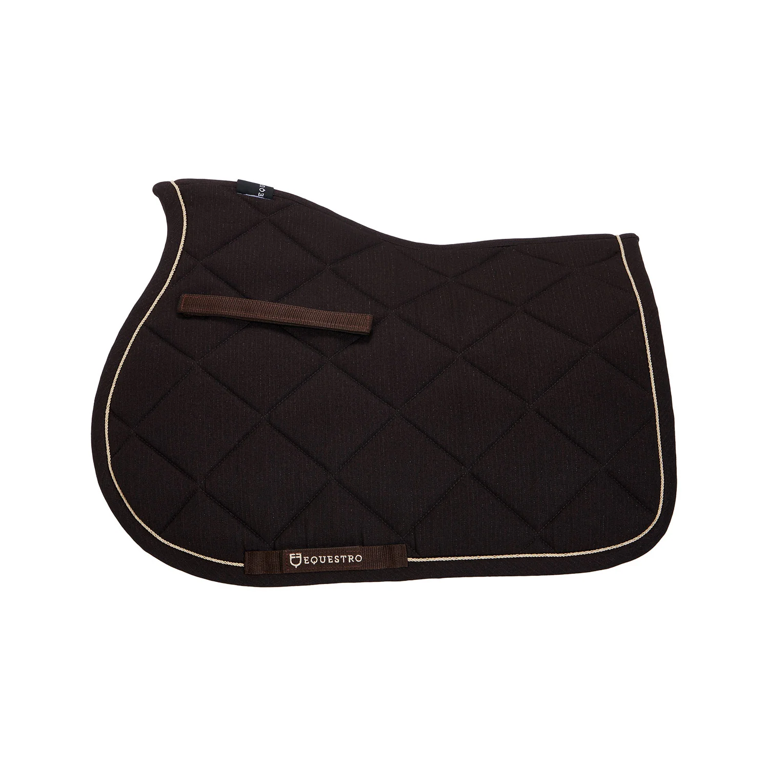 Equestro Jumping Saddle Pad In Cotton With Trimmings - Image 10