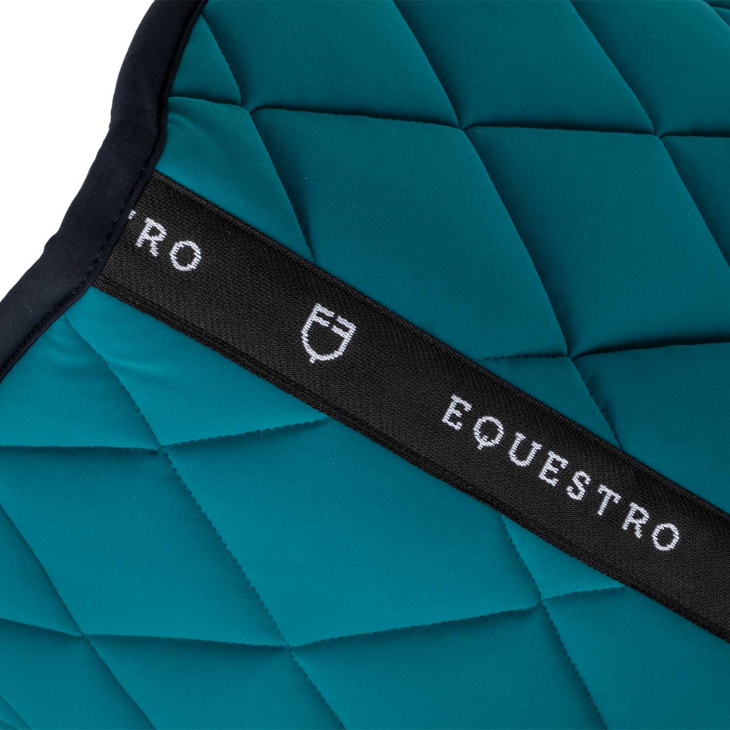Equestro Jumping Saddle Pad With Embroidered Logo Black Line Edition - Image 58