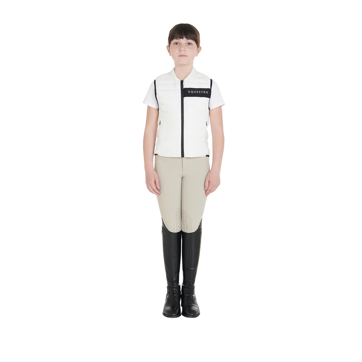 Equestro Kids' Vest In Technical Fabric - Image 42
