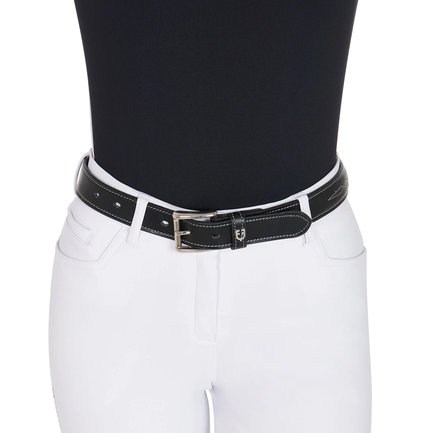 Equestro Leather Belt With Handcrafted Embroidery - Image 5
