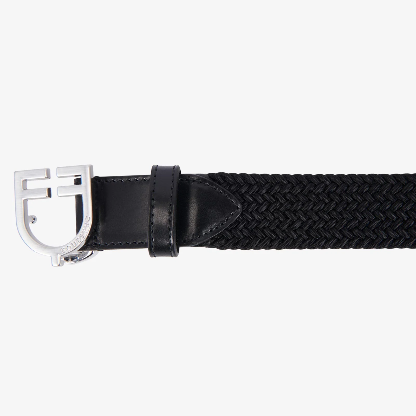 Equestro Leather Elastic Belt With Logoed Buckle - Image 10